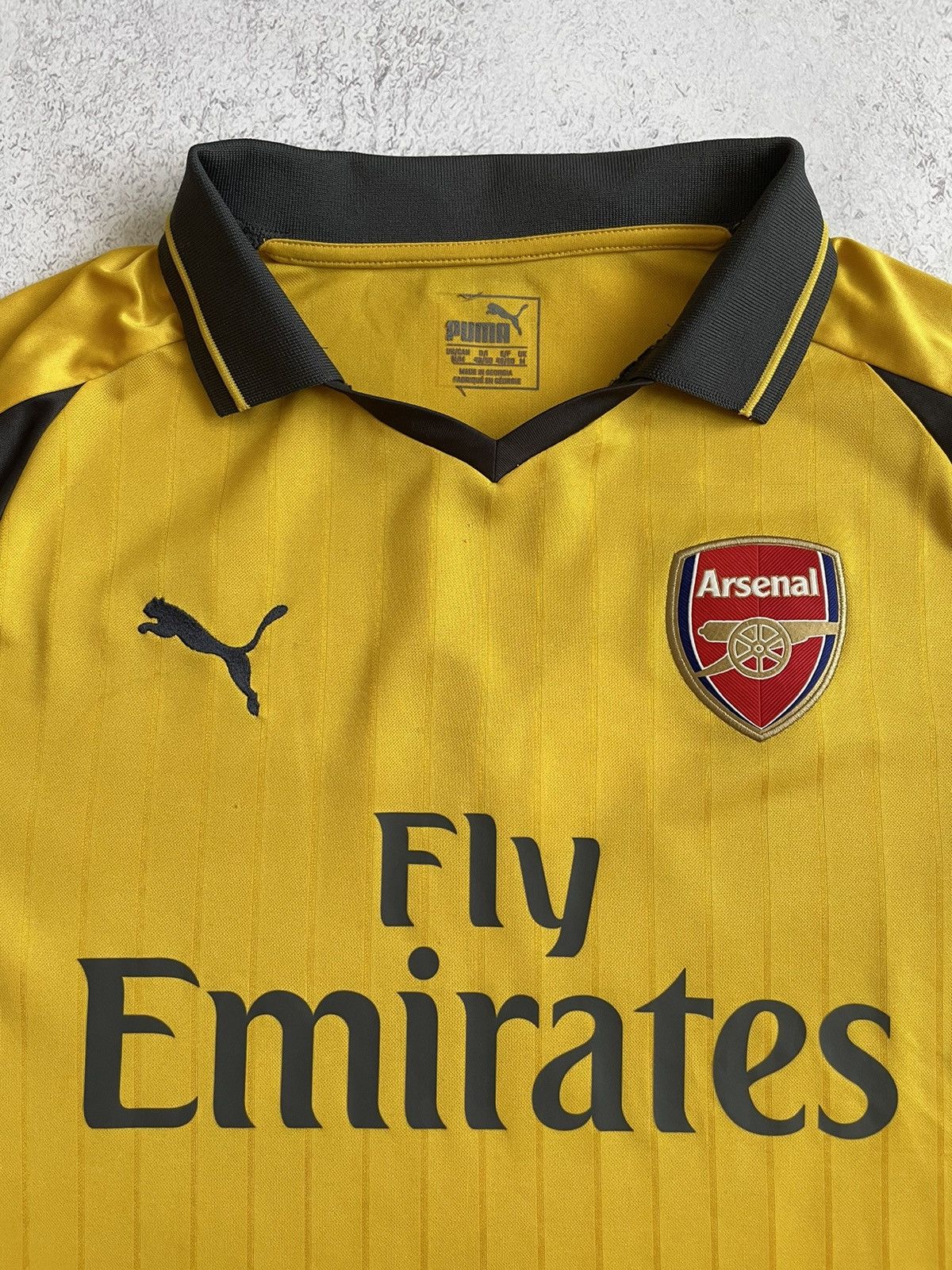 Vintage Puma Arsenal 2016/2017 Away Soccer Jersey Kit M Size US M / EU 48-50 / 2 - 3 Thumbnail
