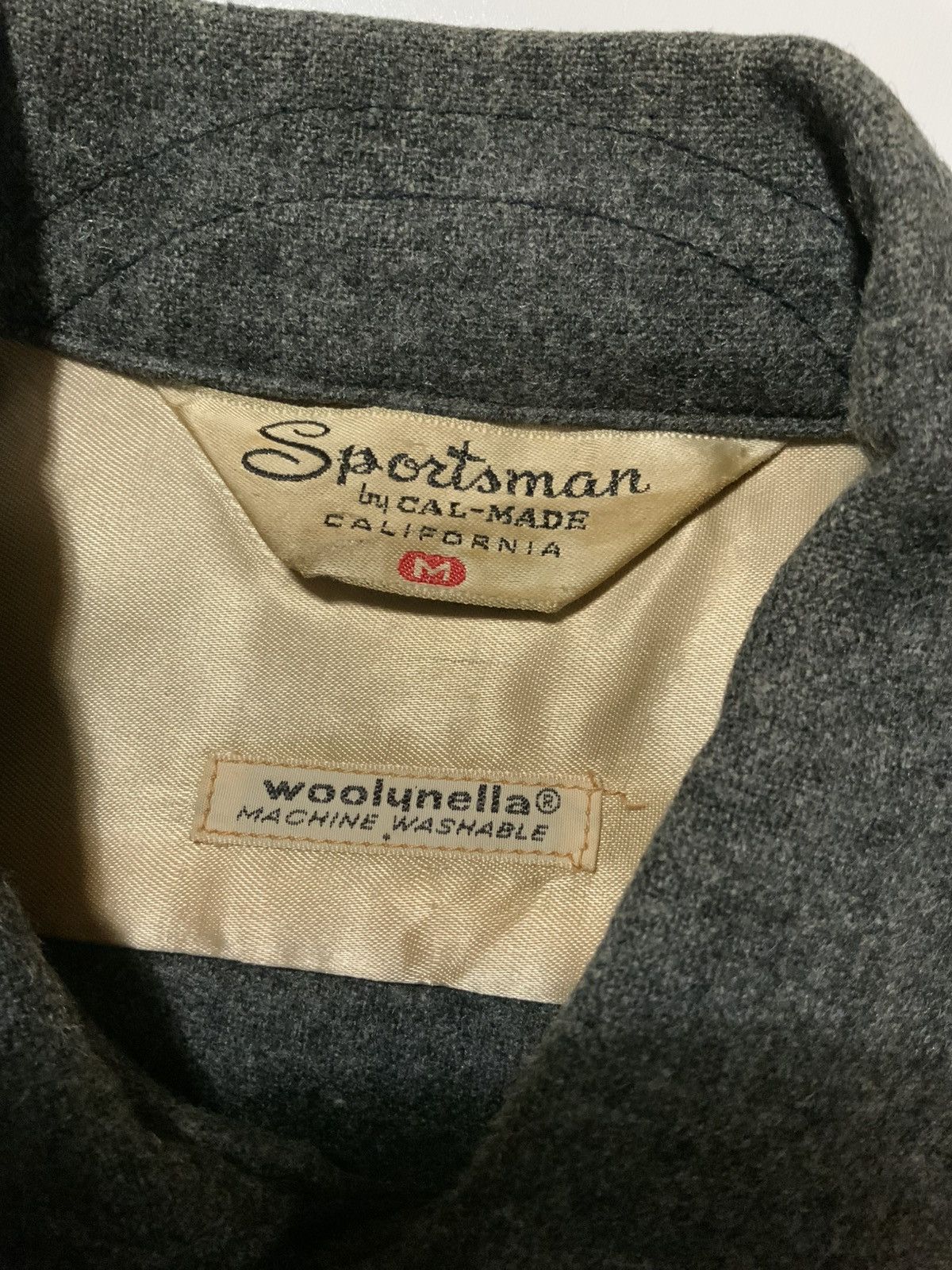 Vintage Vintage 50s 60s Sportsman By Cal-Made Woolunella Loop Shirt Size US M / EU 48-50 / 2 - 6 Thumbnail
