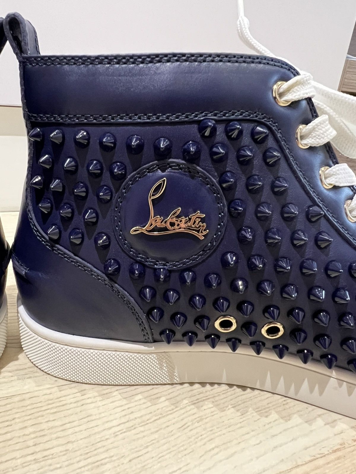 Christian Louboutin Christian Louboutin High Top Sneaker Size US 8.5 / EU 41-42 - 4 Thumbnail