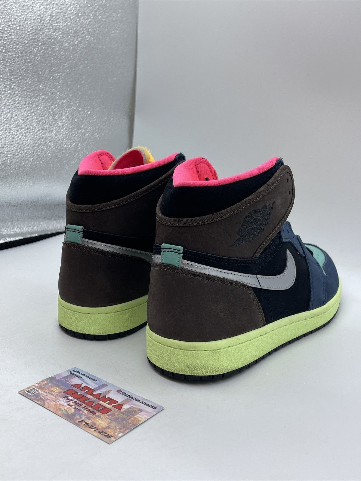 Jordan Brand Air Jordan 1 High Tokyo Bio Hack Size US 8.5 / EU 41-42 - 5 Thumbnail