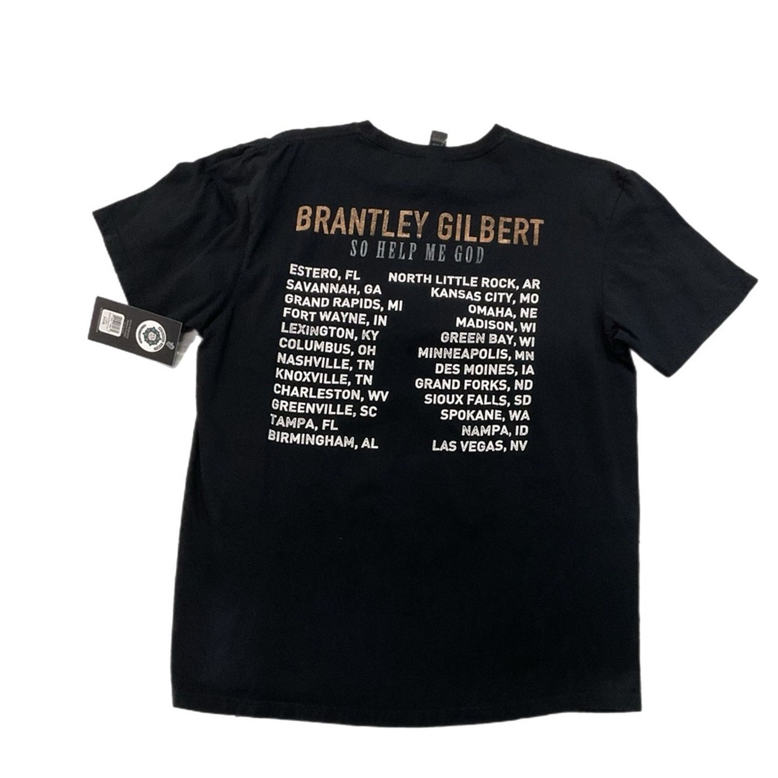 Gildan Brantley Gilbert “ So help me God” t-shirt Size US L / EU 52-54 / 3 - 2 Thumbnail