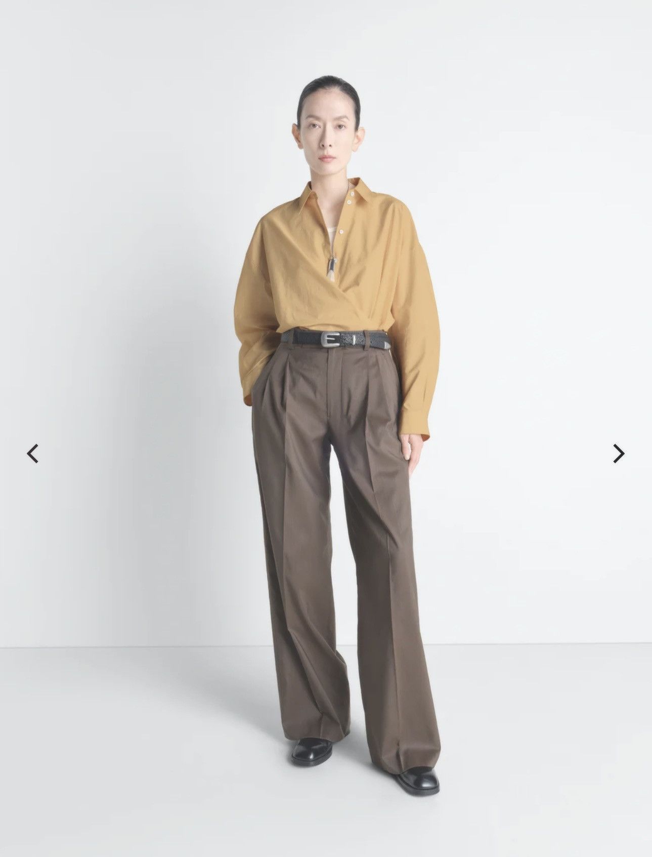 Lemaire Lemaire Straight Collar Twisted Shirt - 38 Size M / US 6-8 / IT 42-44 - 1 Thumbnail