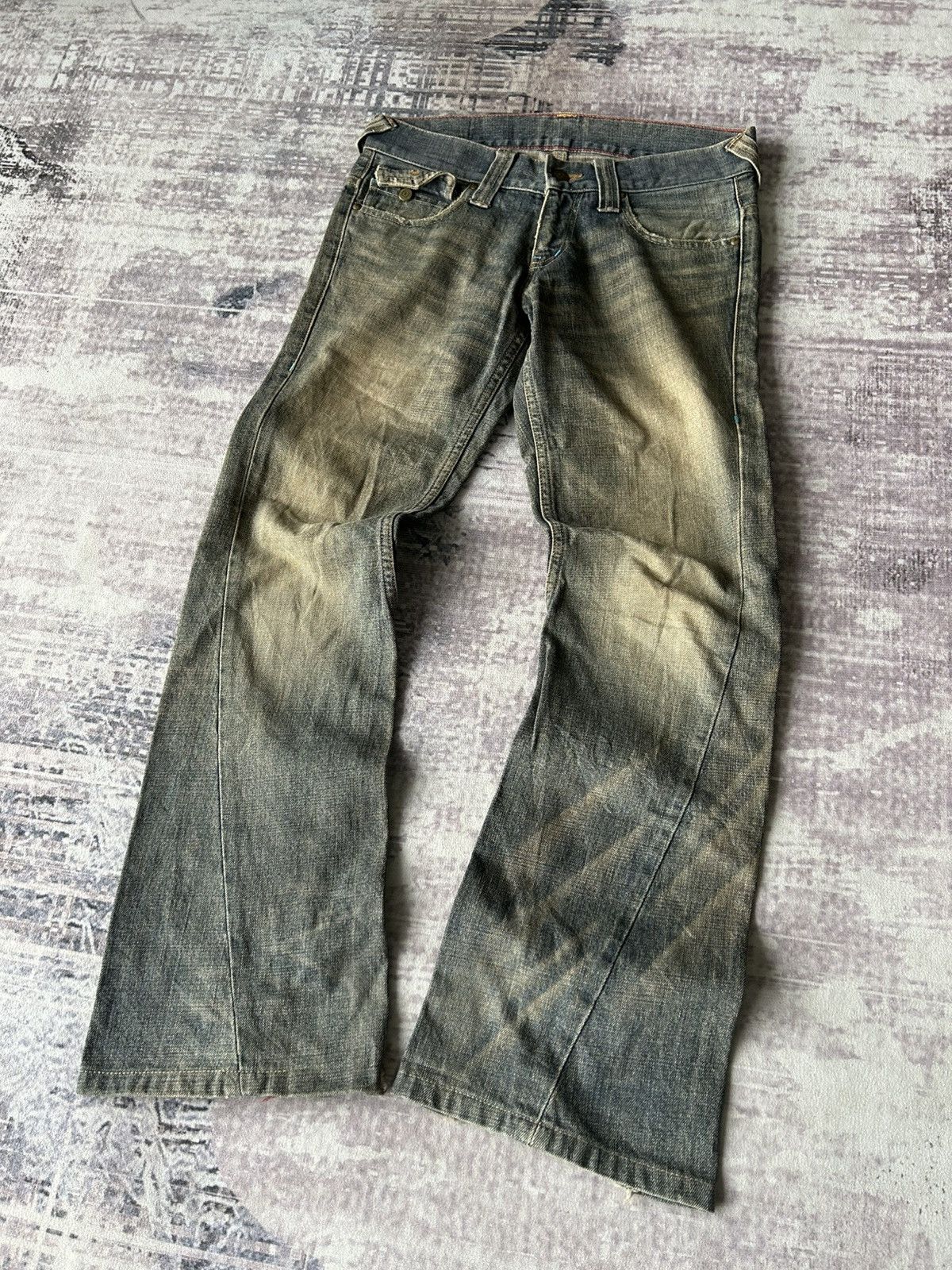 Tornado Mart Tornado Mart Super Flared Jeans Size US 31 - 3 Thumbnail
