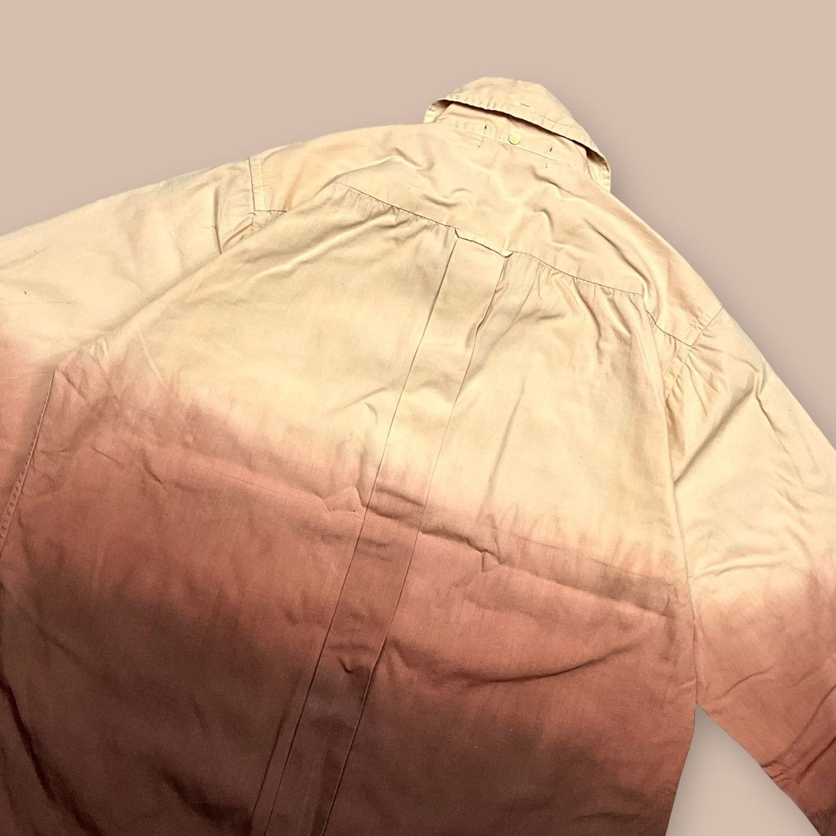 OG2000's Bape Gradient Brown L/S Button up Shirt