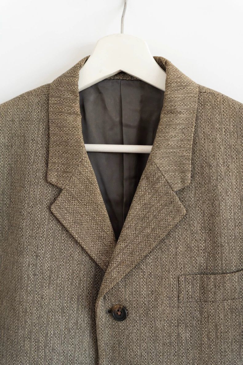 Yohji Yamamoto Yohji Yamamoto 90s Yohji Yamamoto Brown Suit Coat-2507 Size US M / EU 48-50 / 2 - 3 Thumbnail