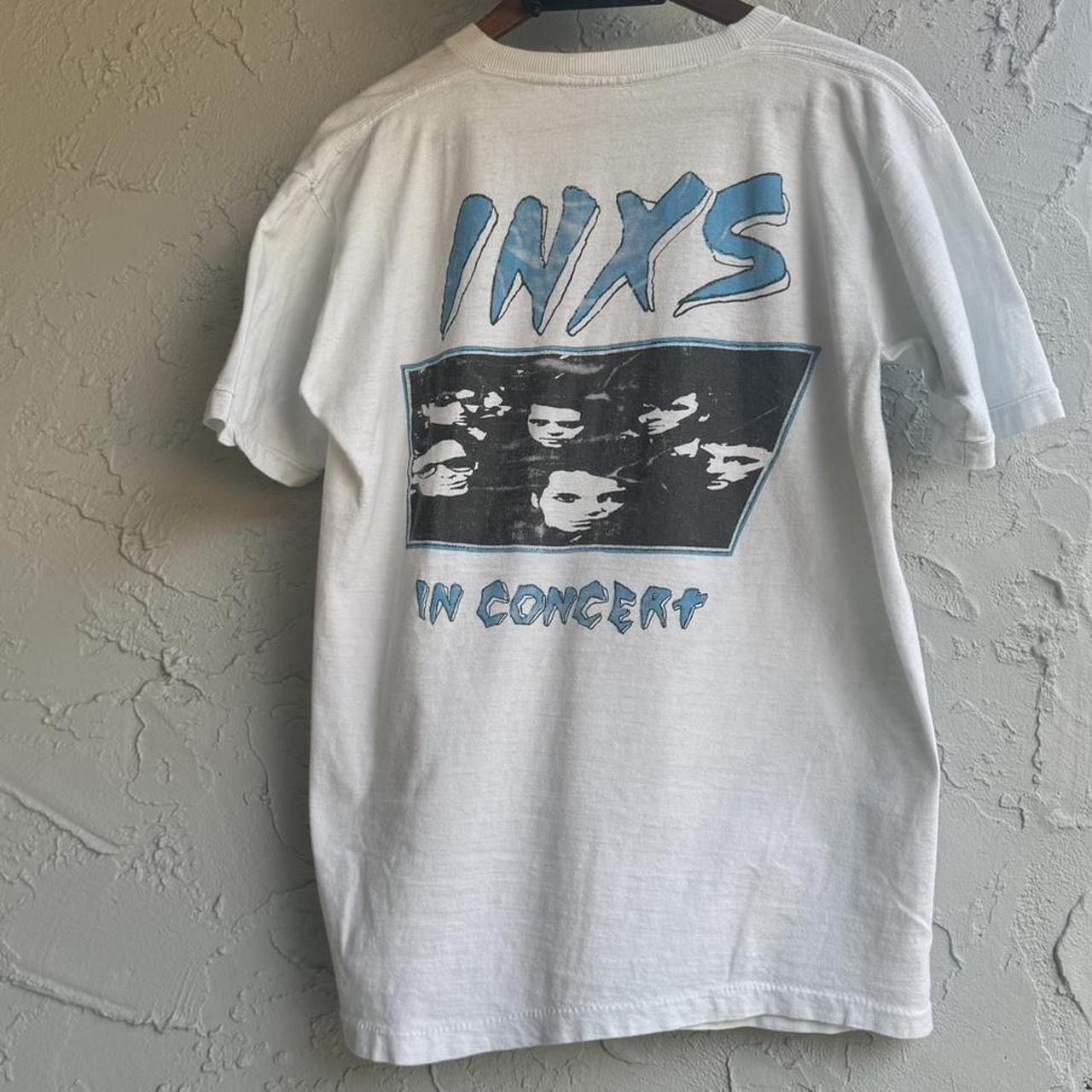 Band Tees × Vintage 80’s INXS Band T 🔥 Size US L / EU 52-54 / 3 - 3 Thumbnail