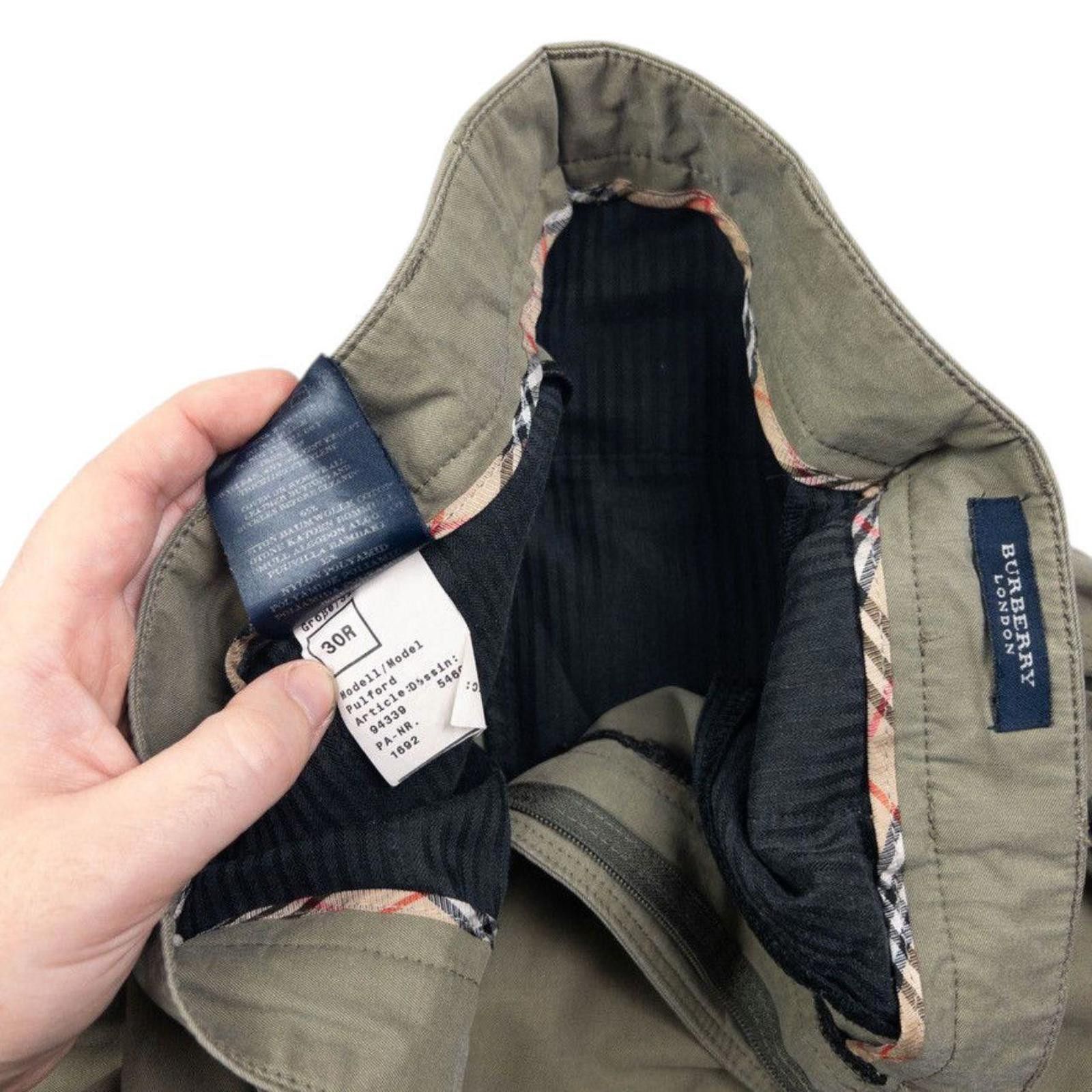 Burberry Vintage Burberry Cargo Trousers Size W29 Size US 29 - 6 Thumbnail