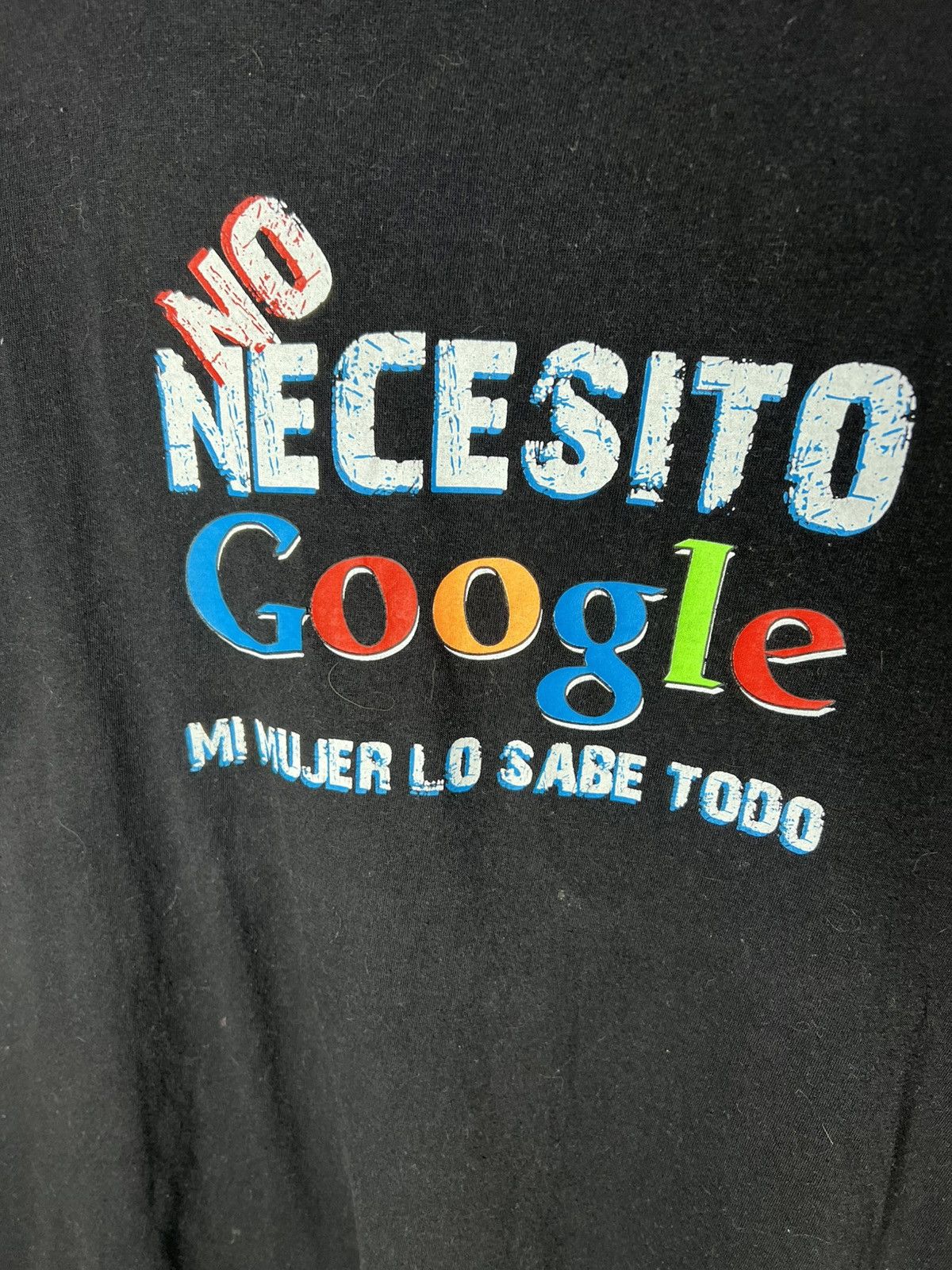 Other Vintage No Necesito Google Mi Mujer Lo Sabe Todo Y2k T-shirt Size US L / EU 52-54 / 3 - 2 Thumbnail