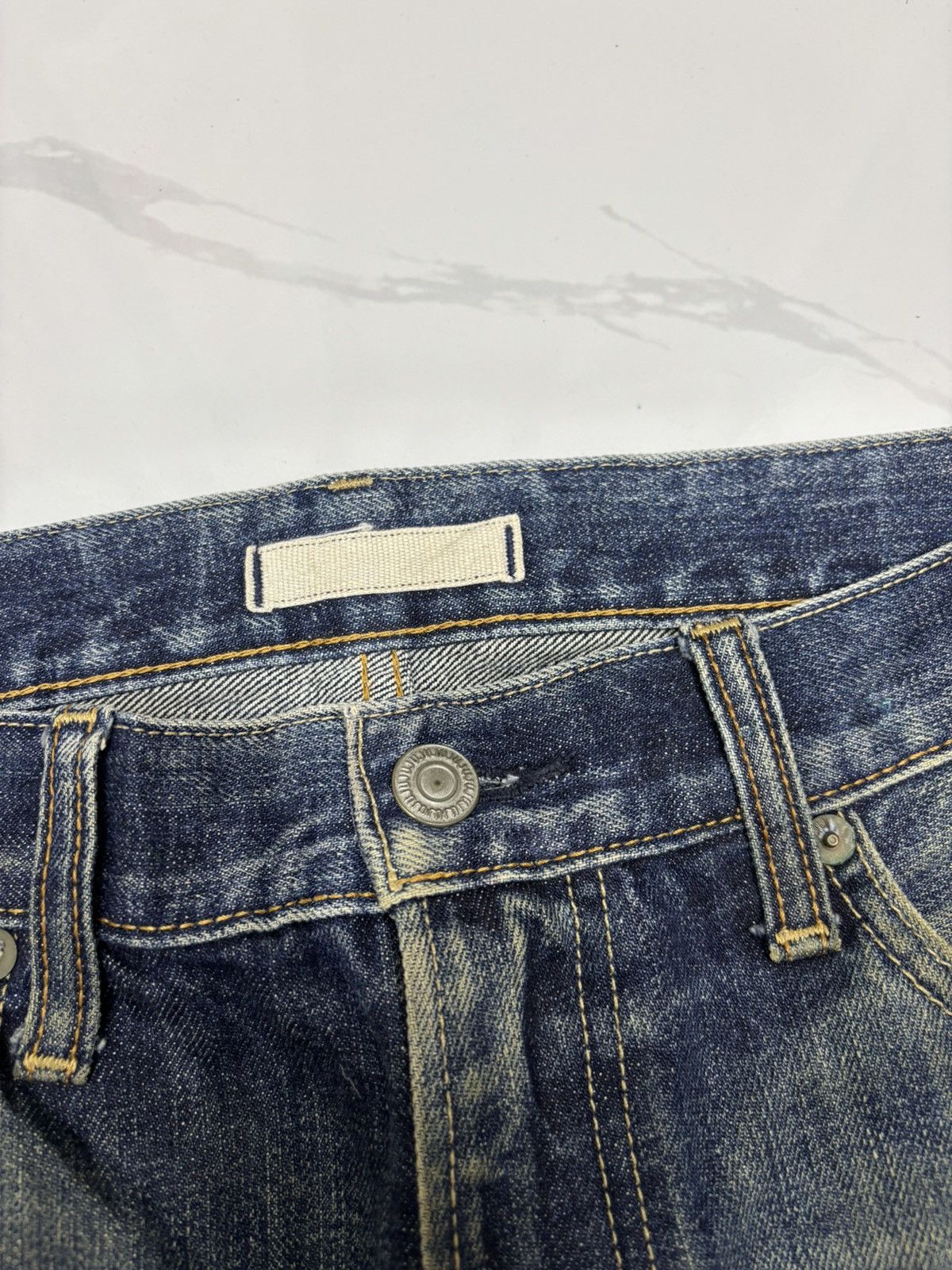 Undercover × Uniqlo Vintage Uniqlo Japan Mud Wash Distressed Denim Jeans Size US 31 - 9 Thumbnail