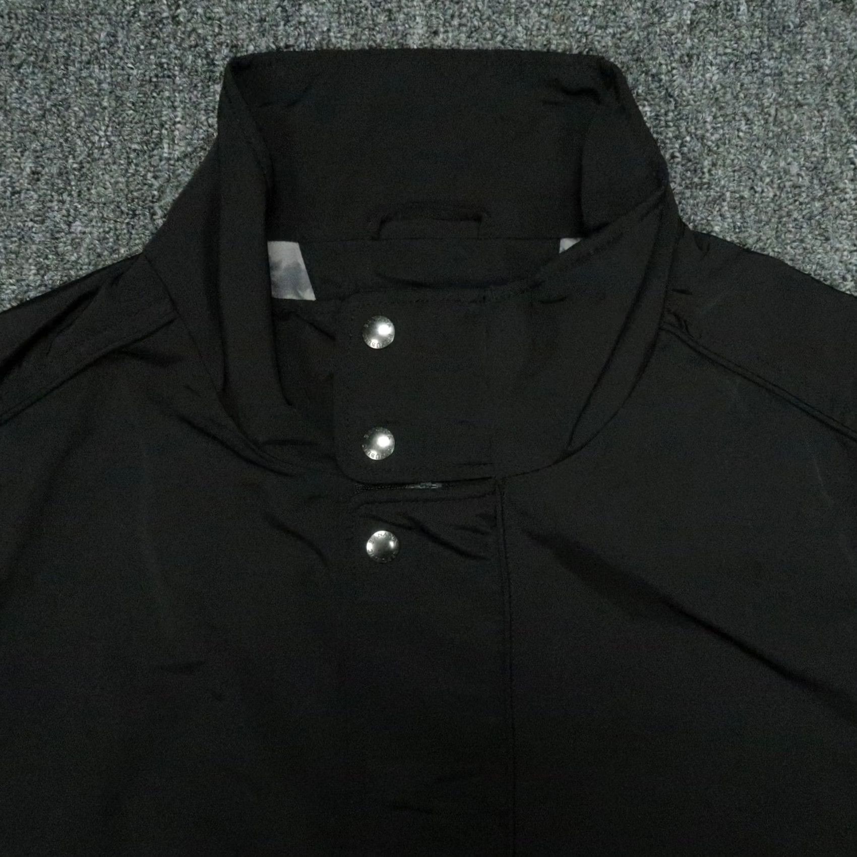 Banana Republic VINTAGE Banana Republic Jacket Mens L Black ST Nylon Moto Lined Full Zip Size US L / EU 52-54 / 3 - 2 Thumbnail