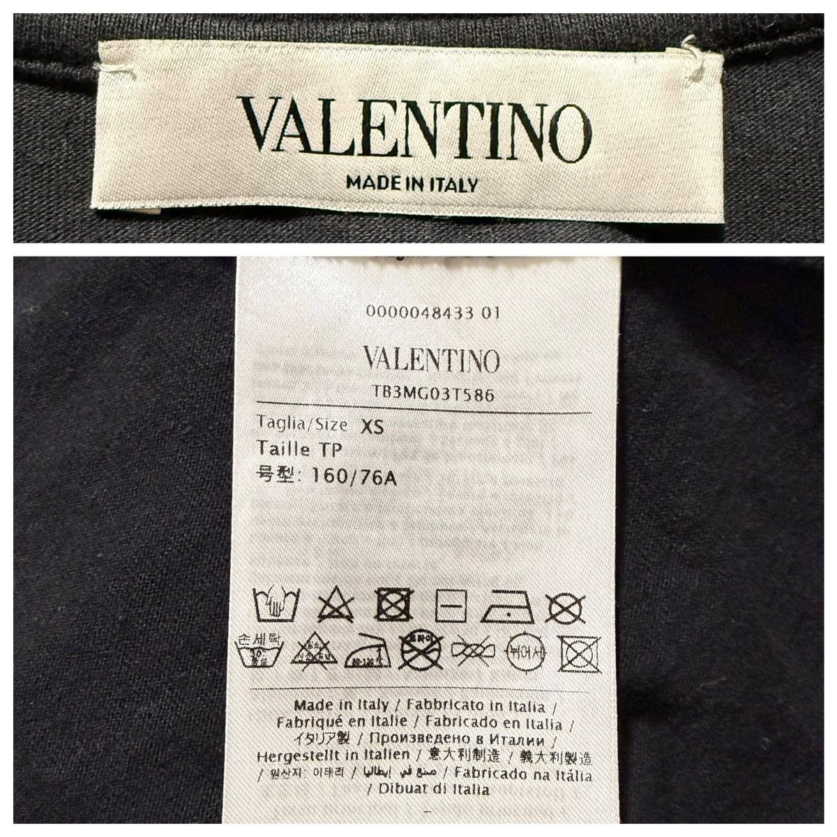 Valentino Authentic Valentino Ruffled Short-Sleeved T-Shirt Top, XS Size XS / US 0-2 / IT 36-38 - 2 Thumbnail