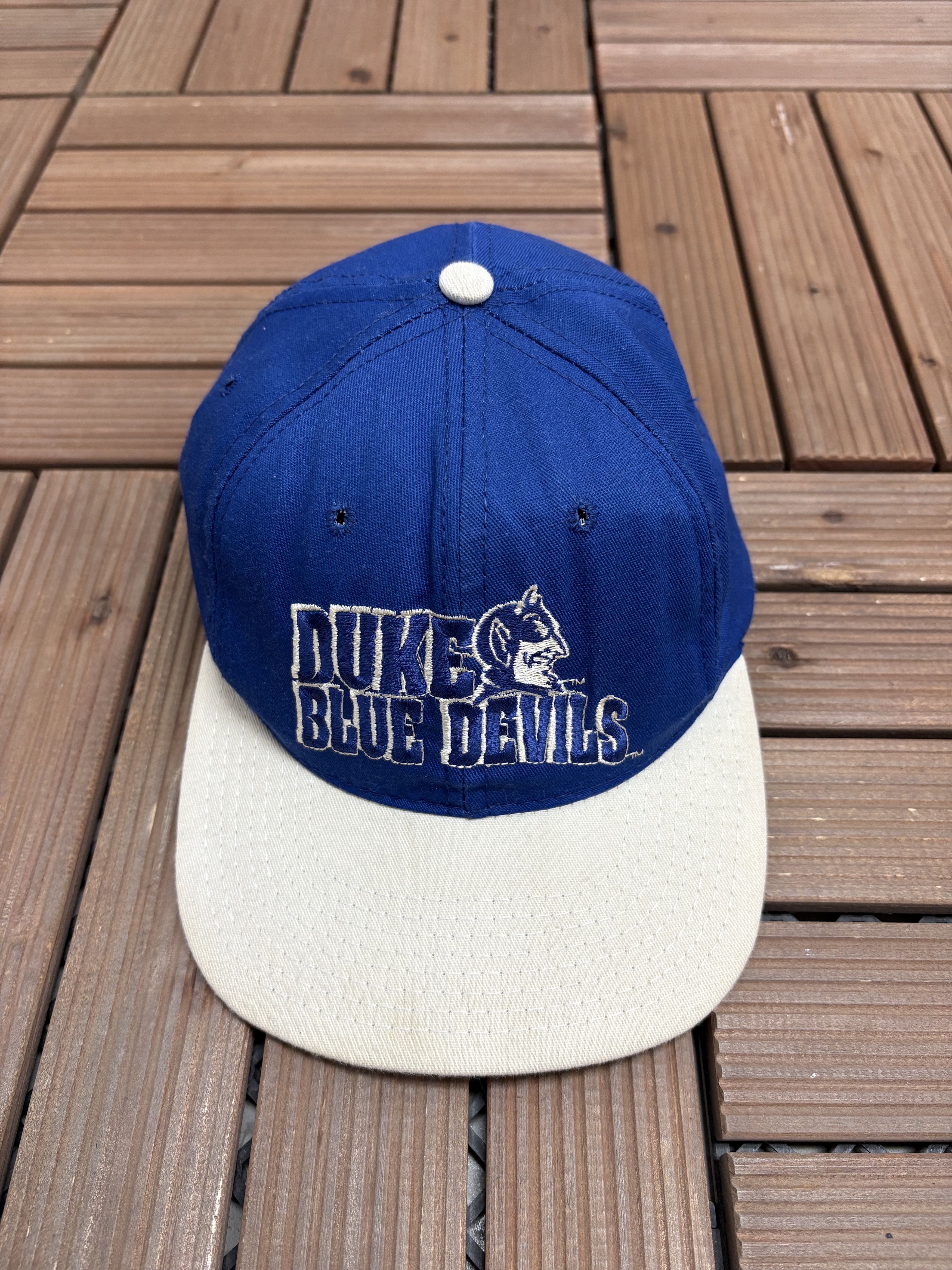 Vintage Duke Blue Devils Vintage Blue Snap Back Hat Cap Size ONE SIZE - 2 Thumbnail