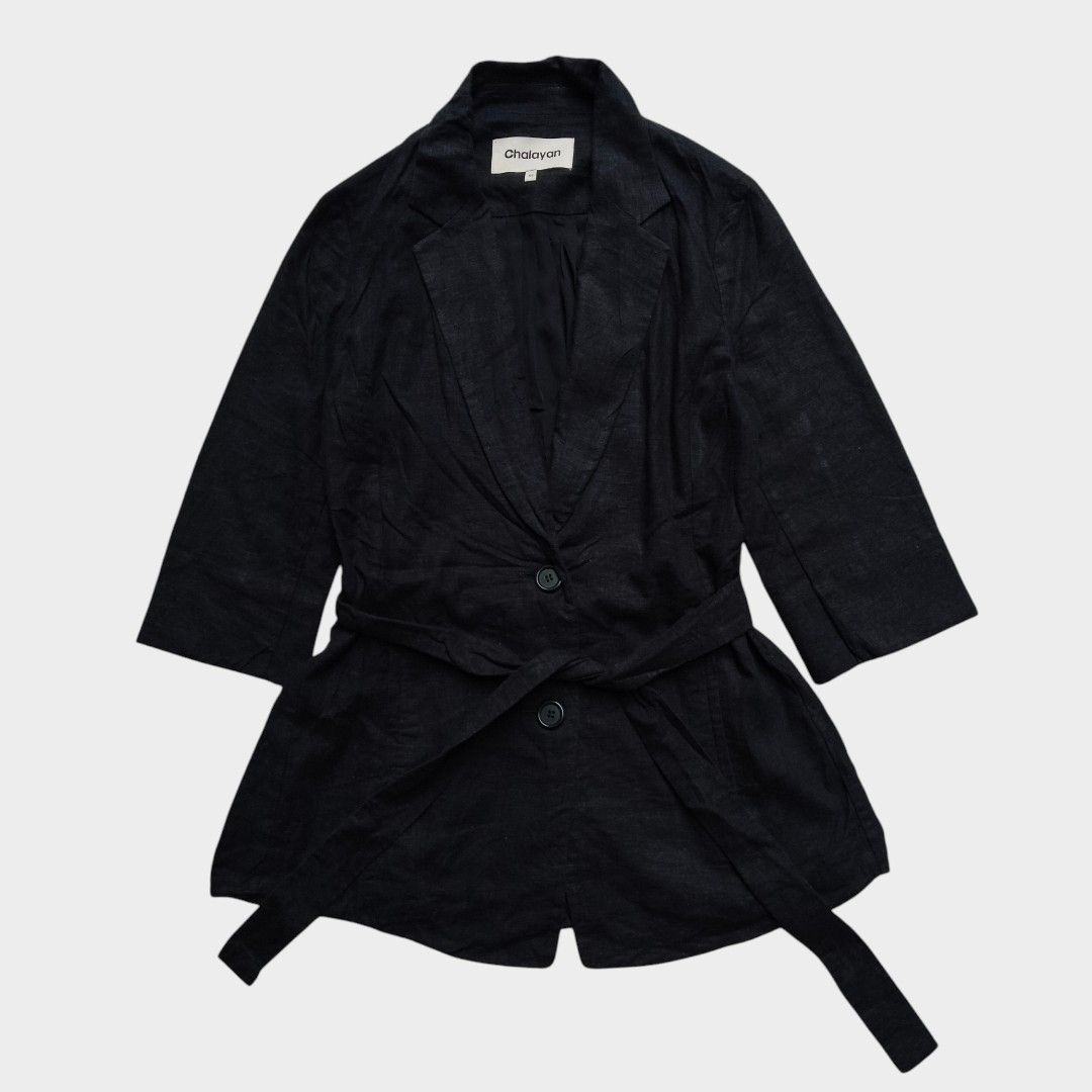 Hussein Chalayan Chalayan by Hussein chalayan pleated back blazer Size M / US 6-8 / IT 42-44 - 1 Thumbnail