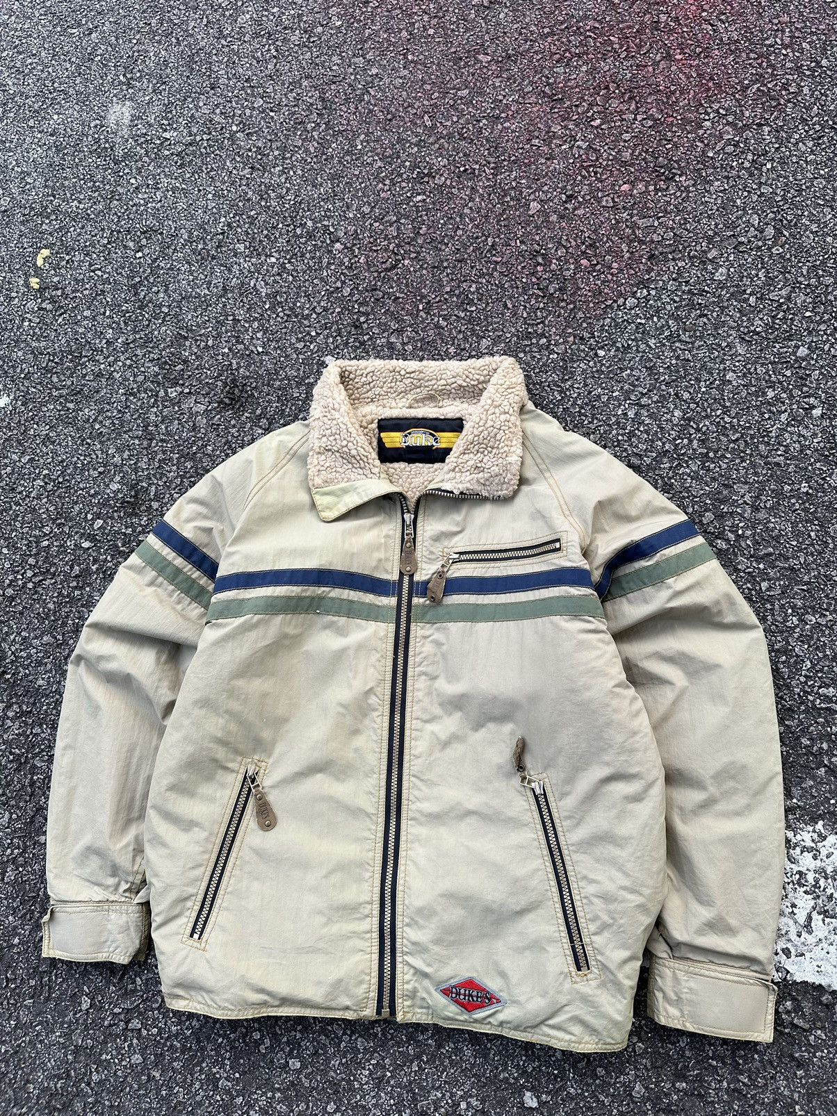Vintage 👹Vintage DUKES SNOWBOARDS Fleece Lined Jacket Size US L / EU 52-54 / 3 - 1 Thumbnail