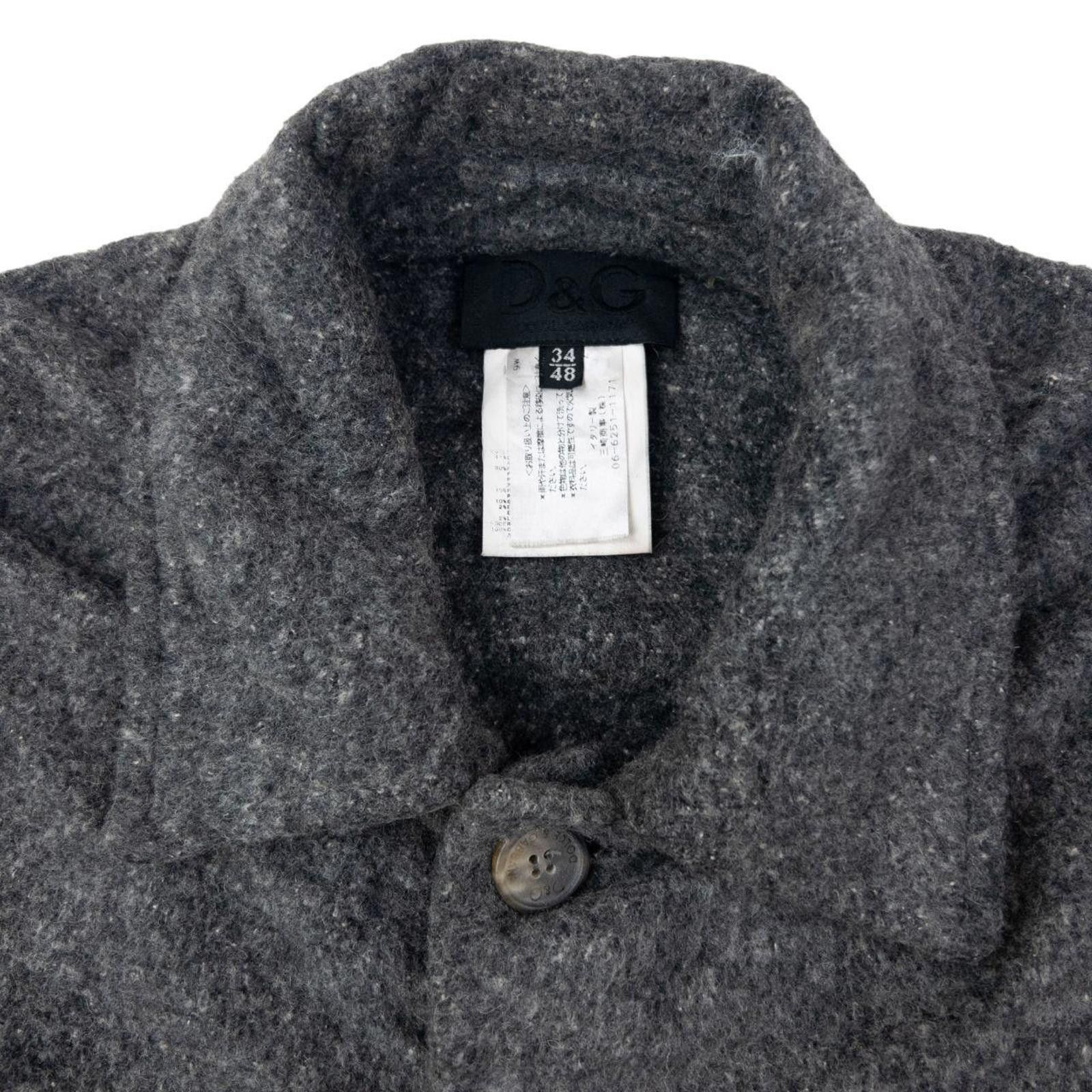 Dolce & Gabbana Vintage 90s Dolce & Gabbana Detachable Wool Jacket Size M Size US M / EU 48-50 / 2 - 5 Thumbnail