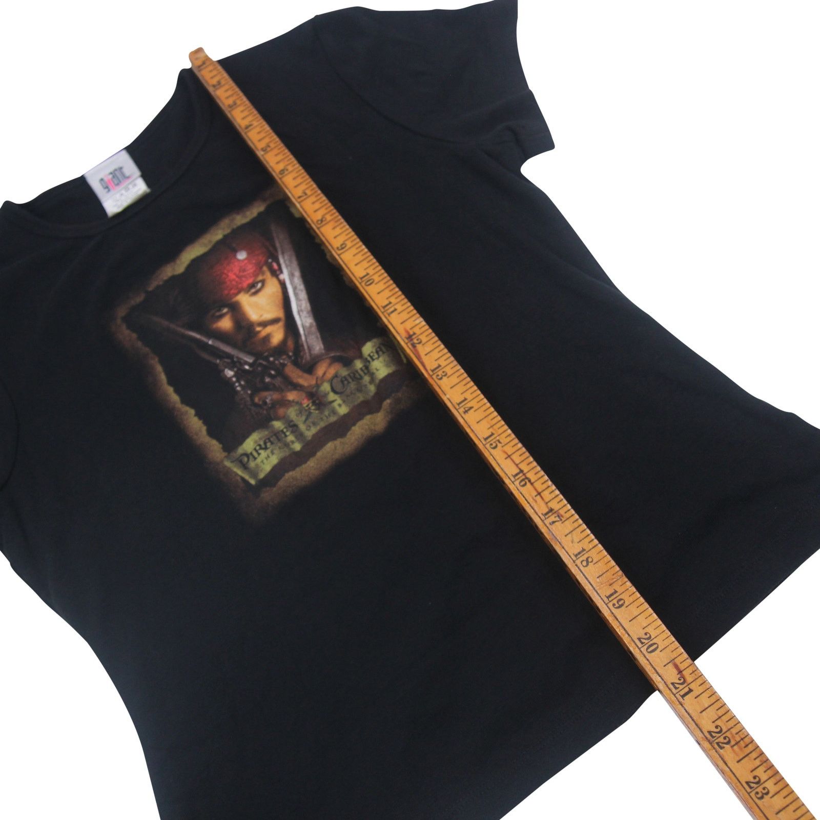Disney × Giant × Vintage Vintage Disney Pirates of the Caribbean Black Pearl T Shirt Size US XS / EU 42 / 0 - 6 Thumbnail