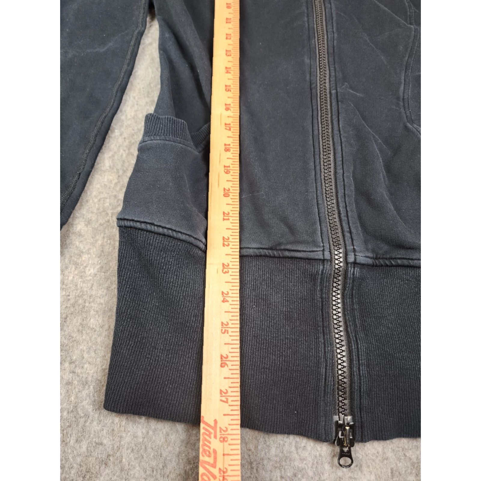 Lululemon Lululemon Scuba Hoodie Womens Black Full Zip Heavyweight Faded Athletic Regular L Size L / US 10 / IT 46 - 6 Thumbnail