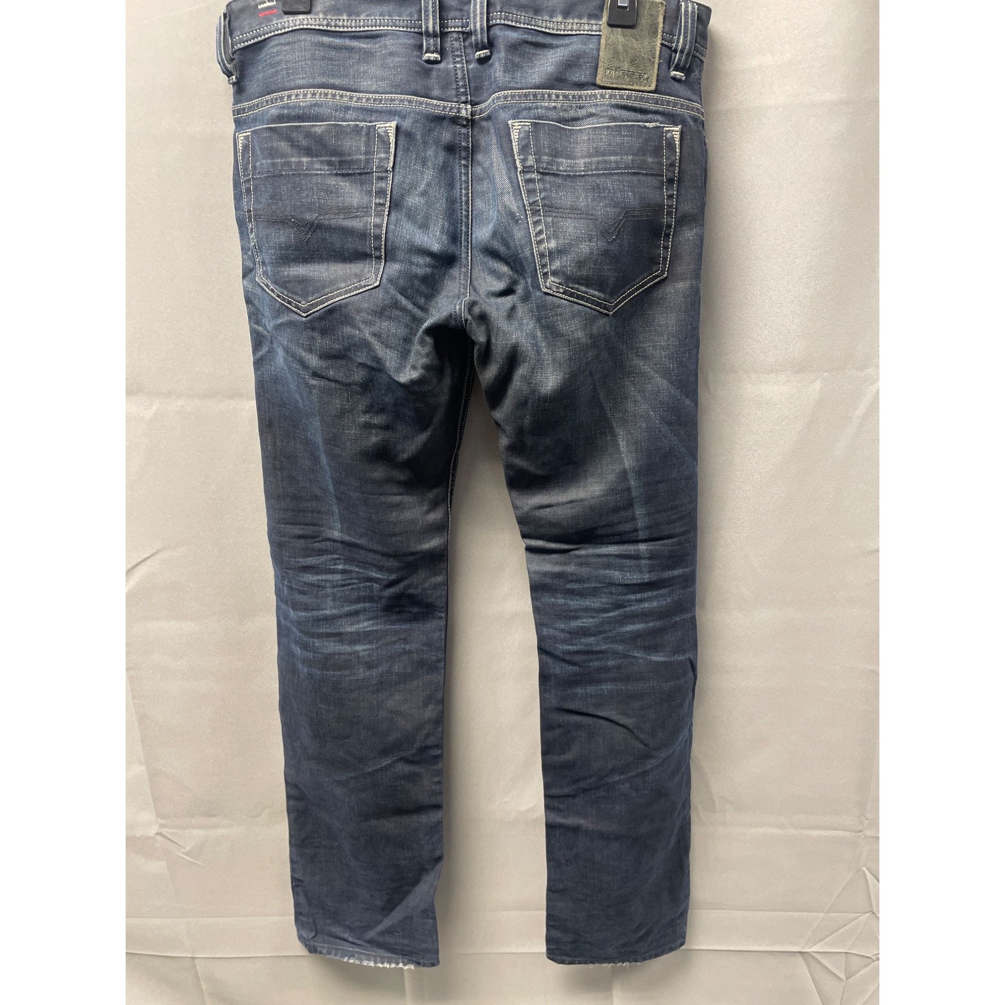 Diesel Diesel Jeans Made in Italy Mens Blue Faded Jeans Pants Size Size US 31 - 2 Thumbnail