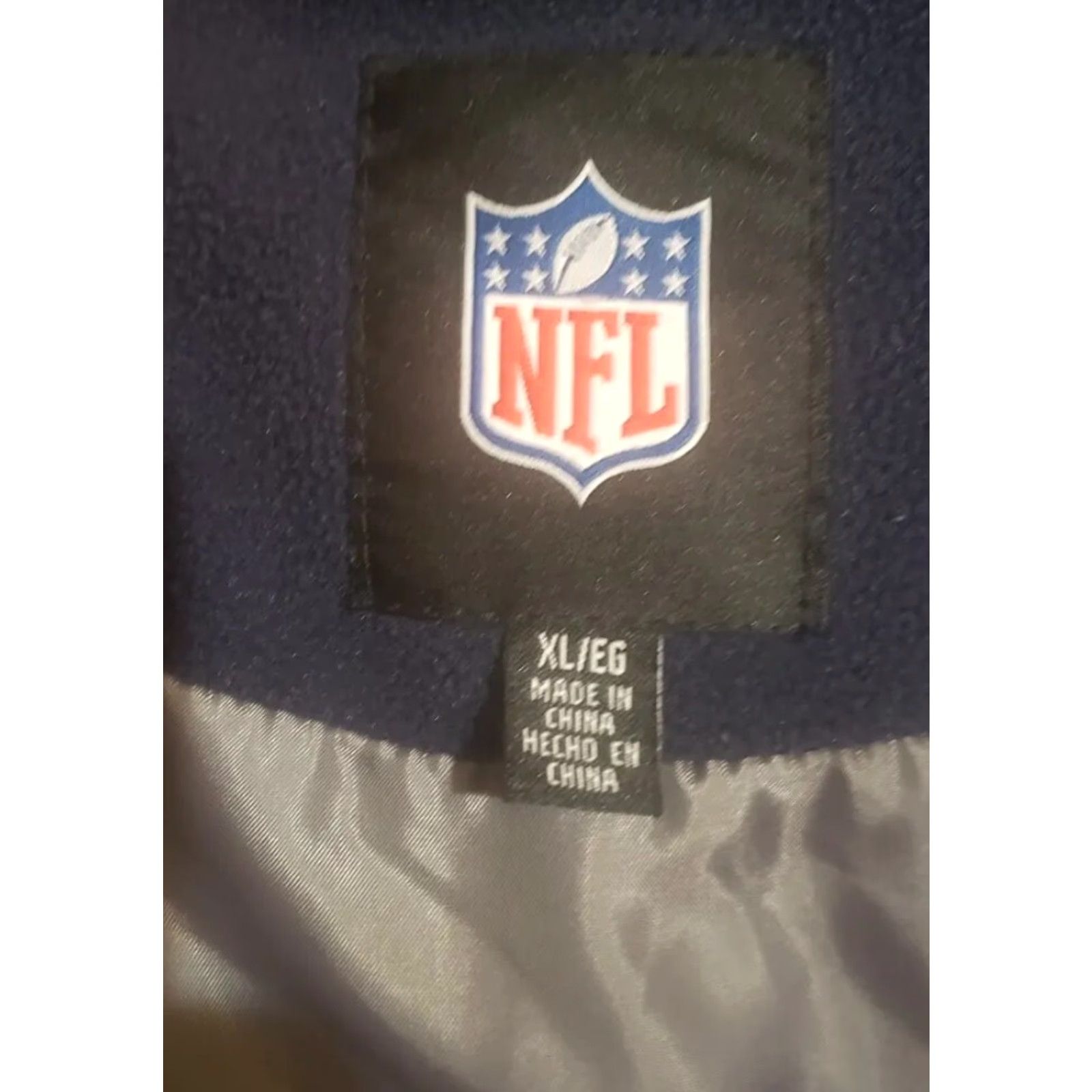 NFL NFL Seattle Seahawks Blue Full Zip Sleeveless Vest Jacket Men XL Size US XXL / EU 58 / 5 - 6 Thumbnail