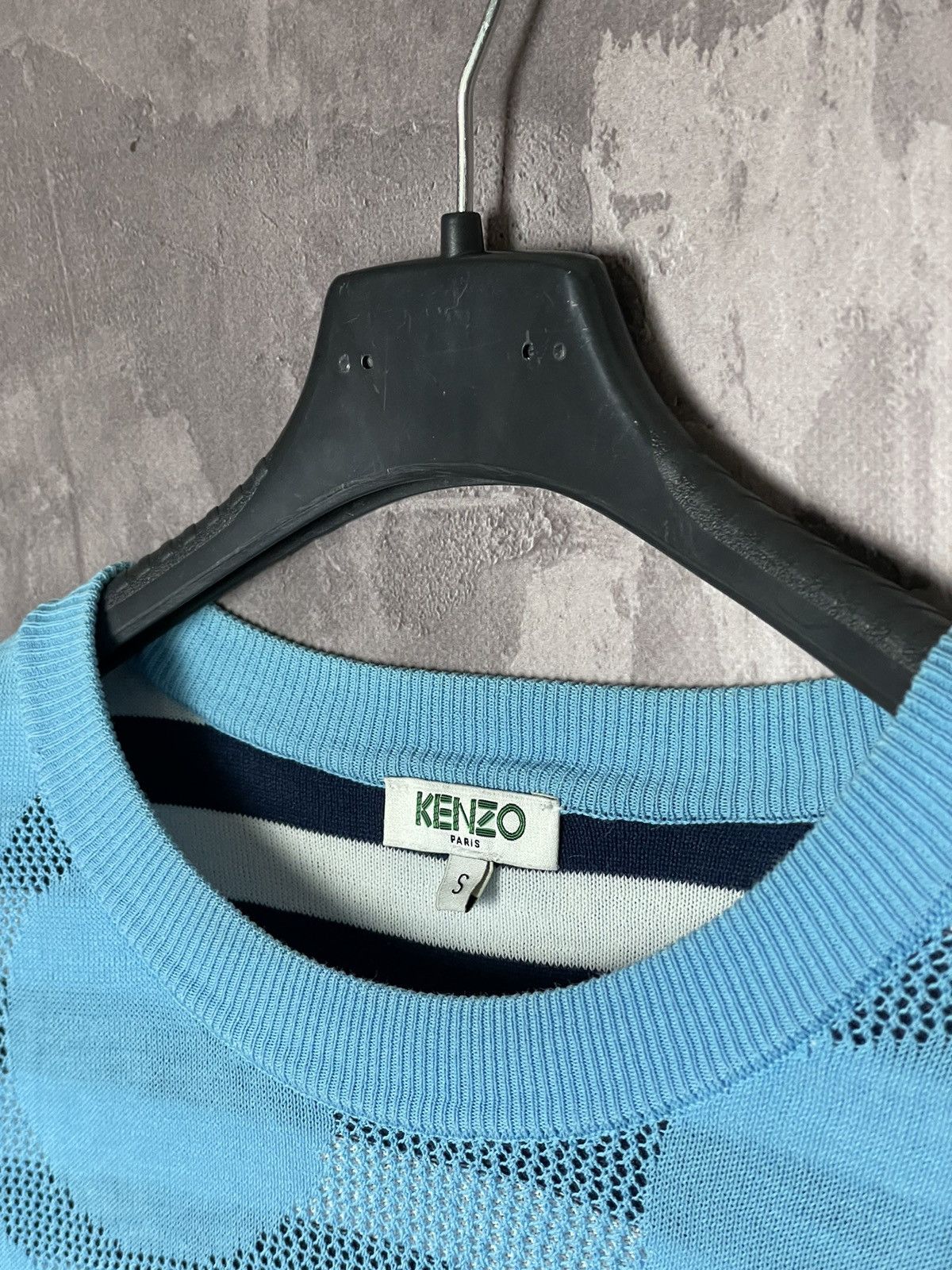 Designer × Kenzo KENZO Paris Eiffel Tower Sweatshirt Crewneck Blue size M Size M / US 6-8 / IT 42-44 - 9 Thumbnail