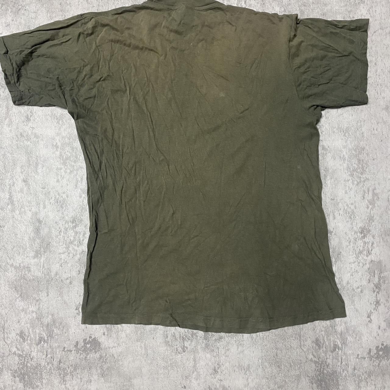 Other Khaki green vintage 90s single stitch t-shirt Size US M / EU 48-50 / 2 - 4 Thumbnail
