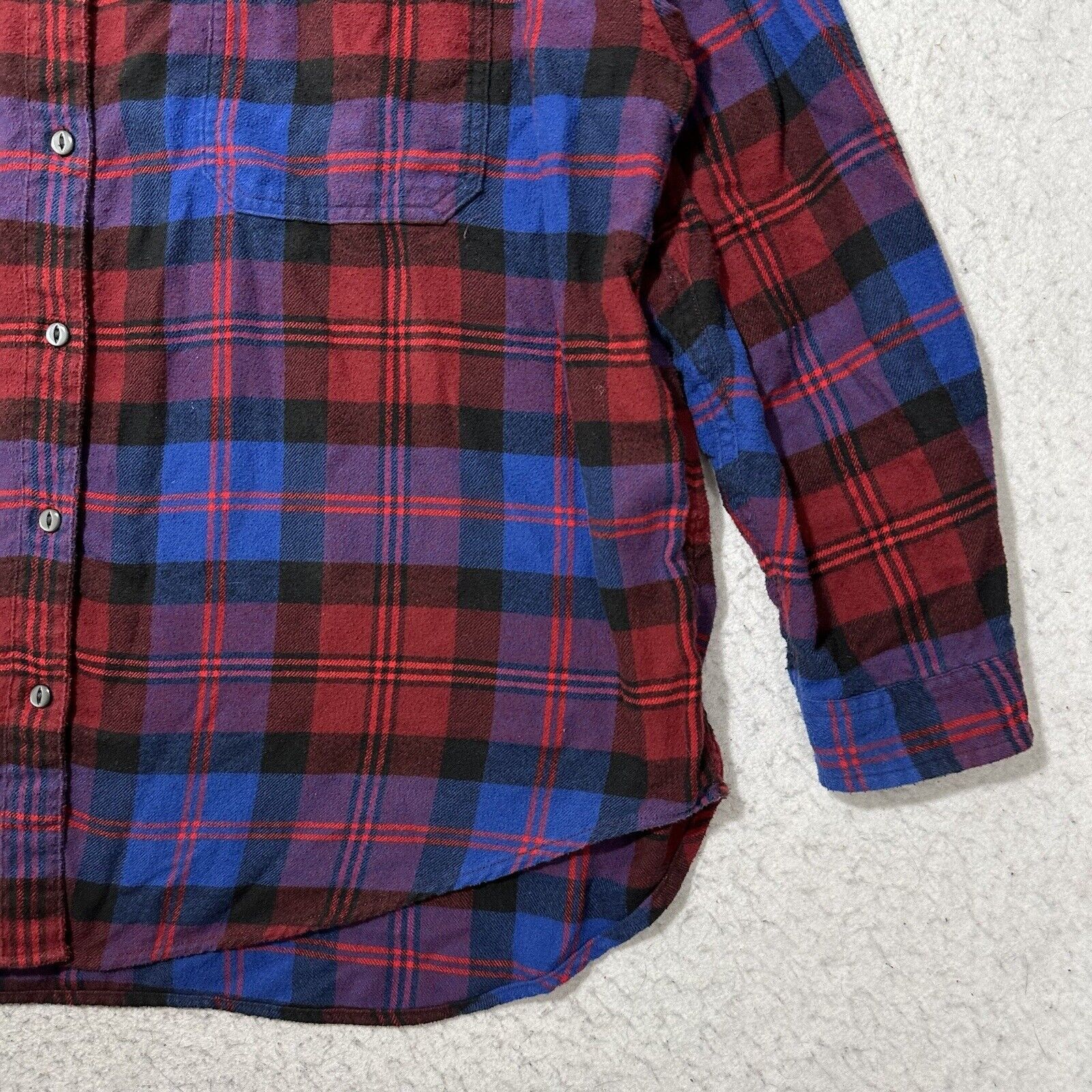 Levi's Levi's XXL Flannel Button Down Shirt Red Plaid Striped Size US XXL / EU 58 / 5 - 6 Thumbnail