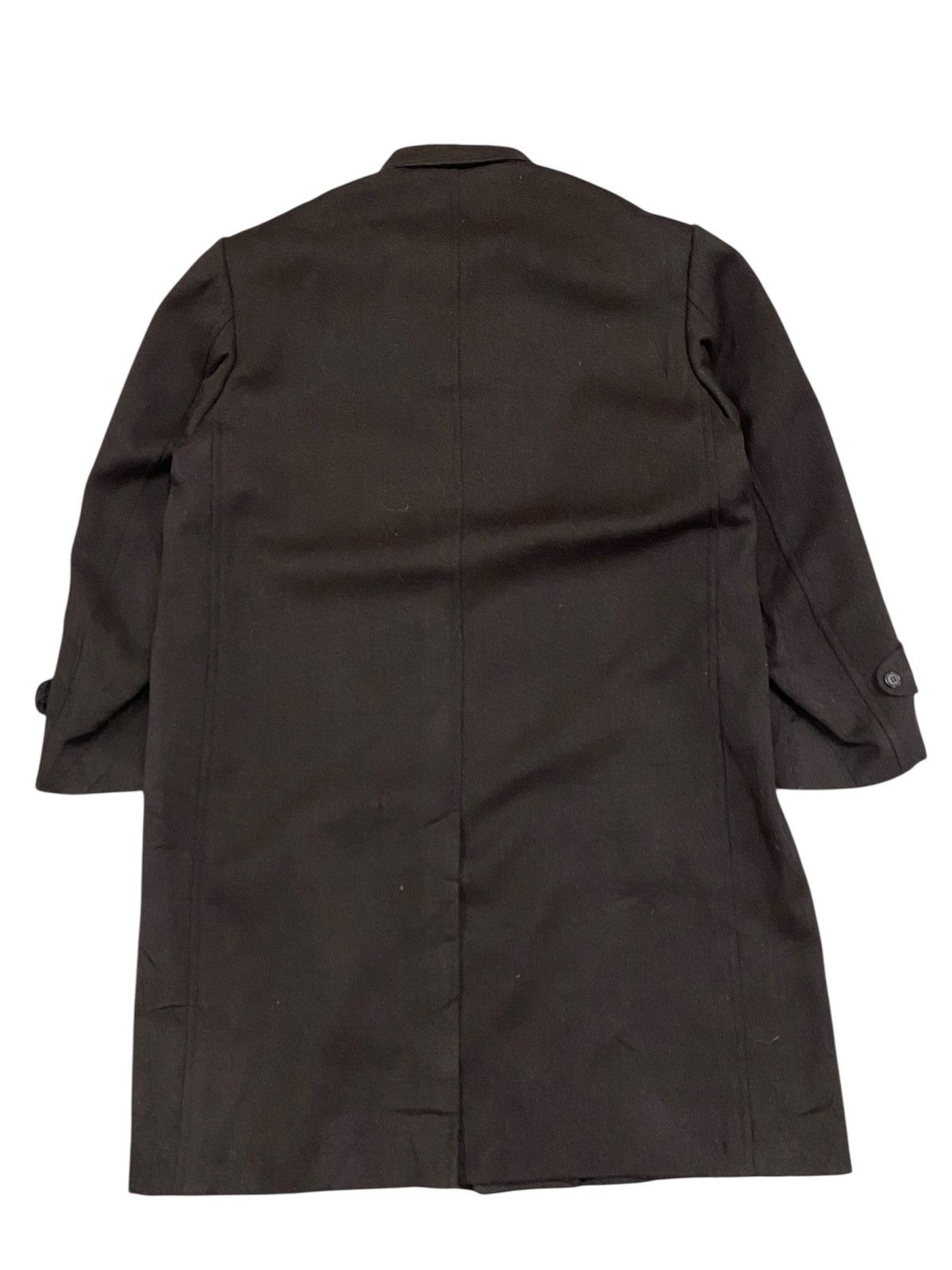 Yohji Yamamoto Tailor Yamamoto Japan Vintage Black Wool OverCoat 90s Size US M / EU 48-50 / 2 - 3 Thumbnail