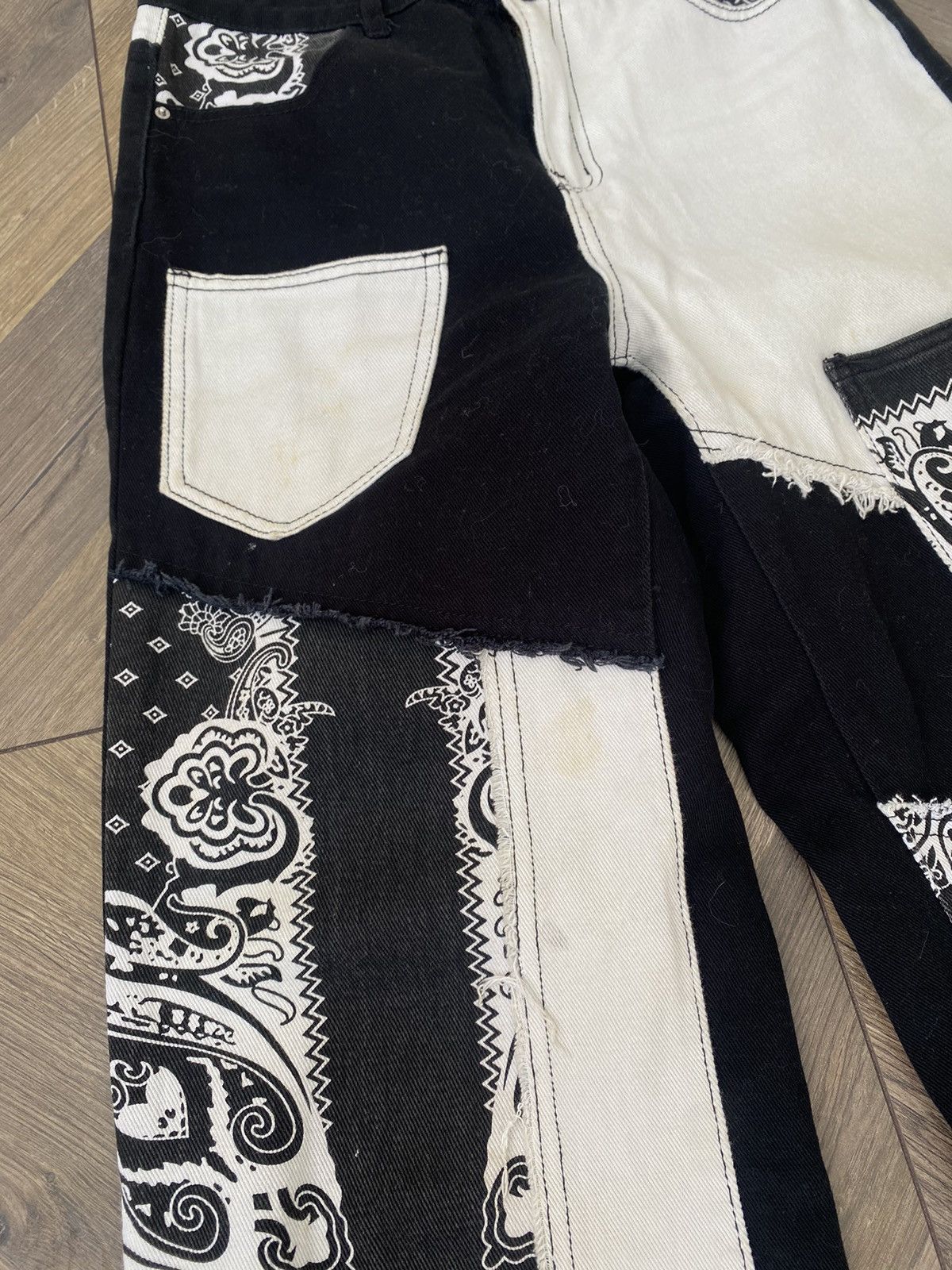 Japanese Brand × Vintage Vintage Bandana Women’s Archival Japanese Style pants Size 29" - 7 Thumbnail