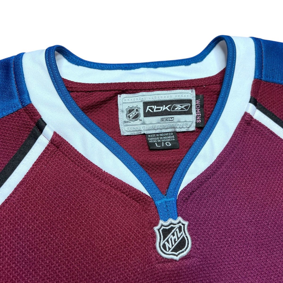 Reebok NHL Colorado Avalanche Reebok Women’s Hockey Jersey Size L / US 10 / IT 46 - 2 Thumbnail