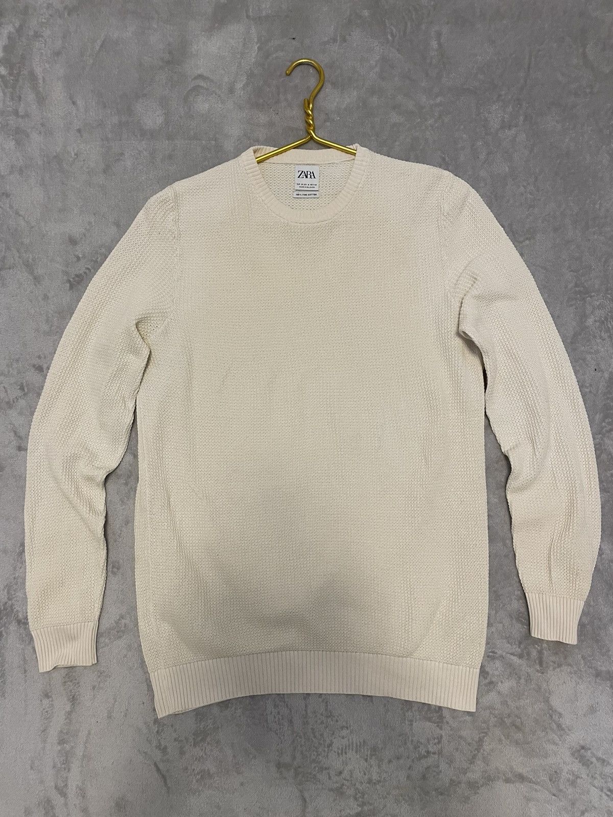 Zara Zara Beige Jumper Sweater - Size M Size US M / EU 48-50 / 2 - 1 Thumbnail