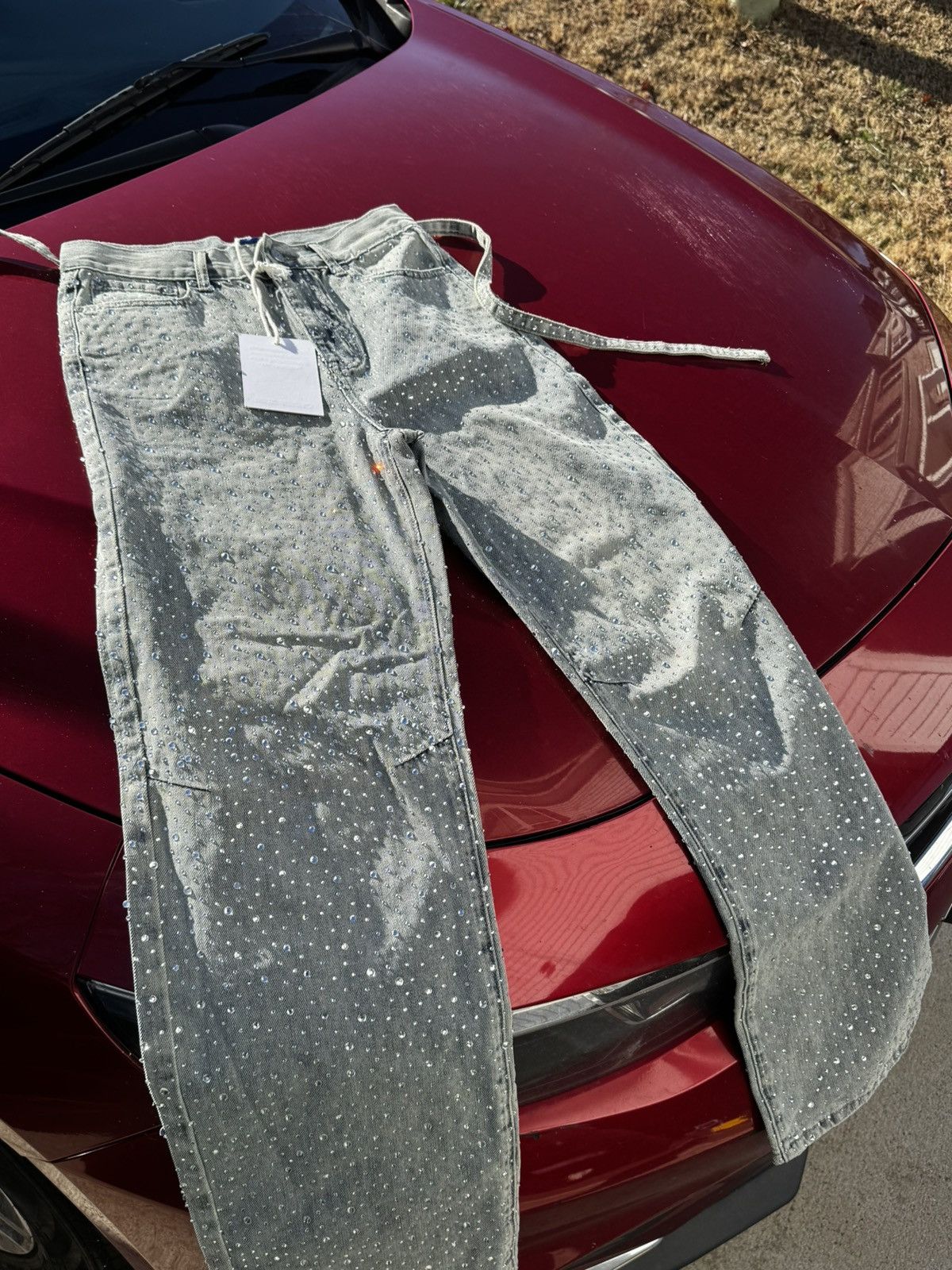 Other Aelfric eden Rhinestone jeans ! size 30 Size US 30 / EU 46 - 1 Thumbnail