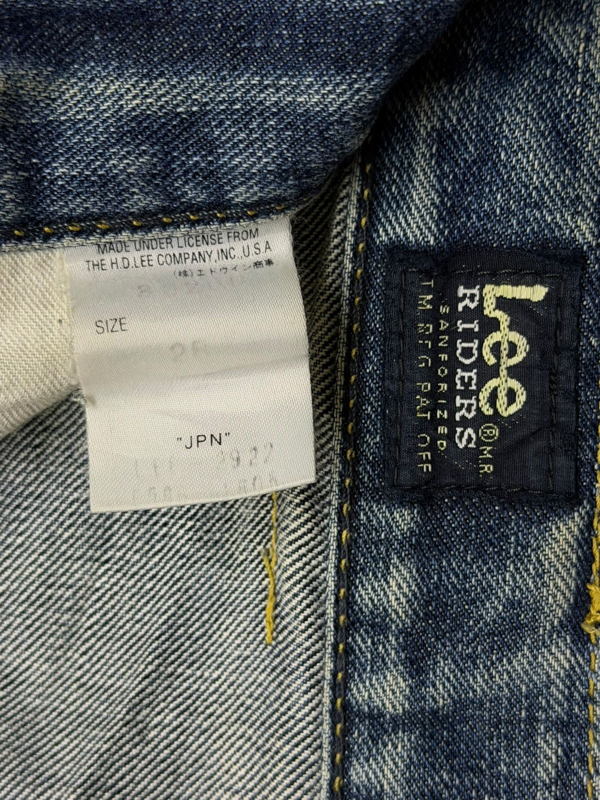 Lee Vintage Lee Riders Japan Denim Jeans | Straight Fit | W28 Size US 28 / EU 44 - 13 Thumbnail