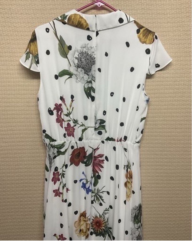 Joseph Ribkoff Joseph Ribkoff Dots Floral TeaFit &Flare Midi Dress Women 12 Size XL / US 12-14 / IT 48-50 - 4 Thumbnail