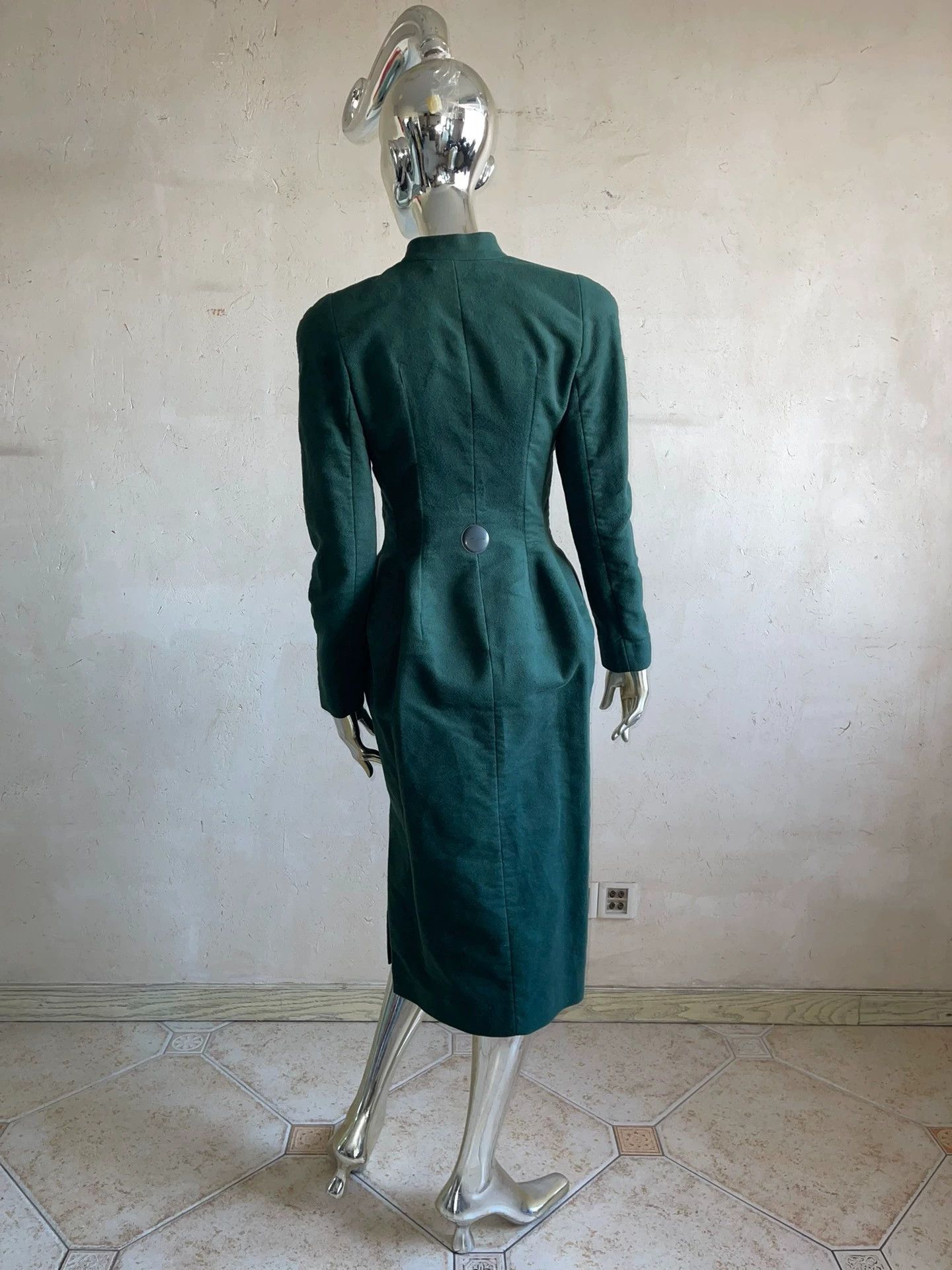 Other Samuel Gui Yang 18AW NOS Green Cheongsam Dress Size 10 Size L / US 10 / IT 46 - 6 Thumbnail
