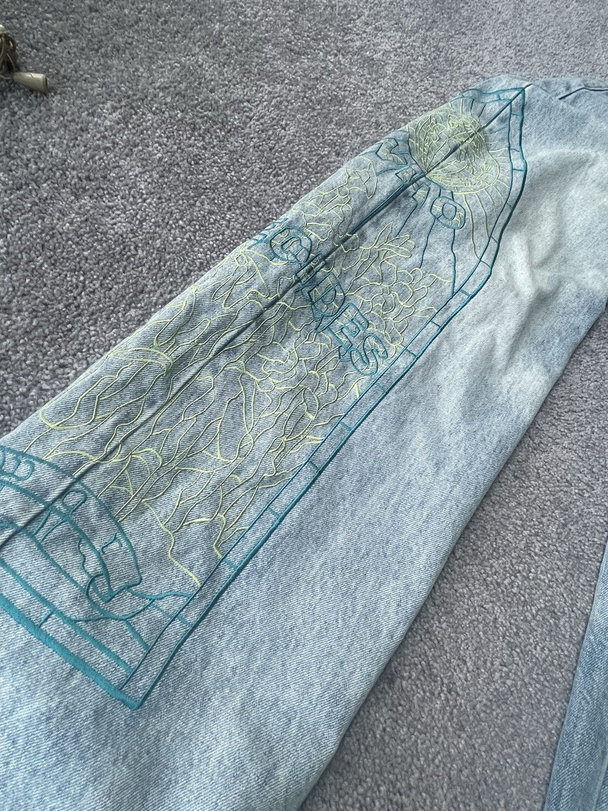 Who Decides War Who Decides War Embroidered Jeans Size US 28 / EU 44 - 3 Thumbnail
