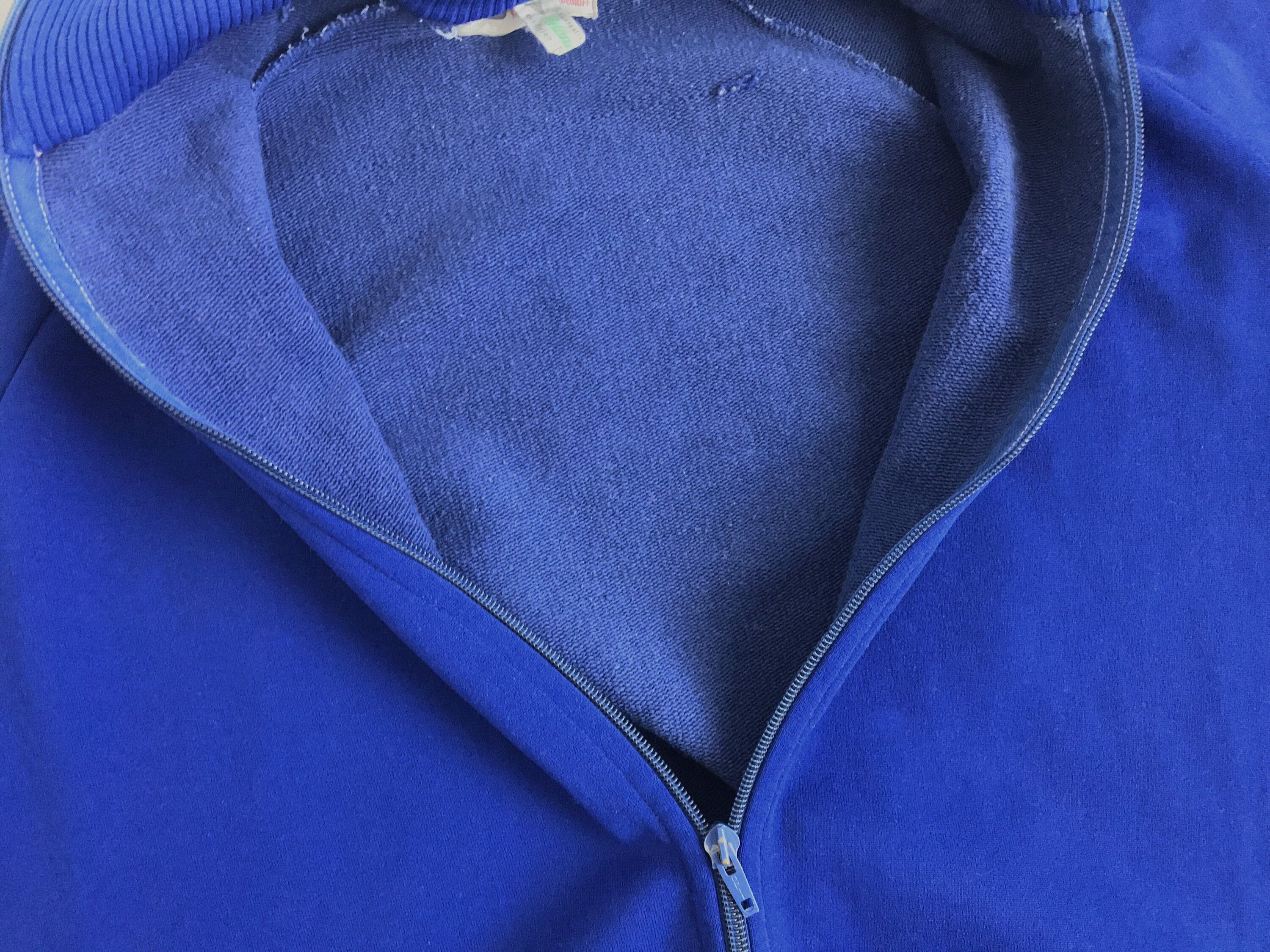 Vintage 60s 70s 80s Track Jacket Windbreaker Oversize Boxy Fit Work Size US M / EU 48-50 / 2 - 7 Thumbnail