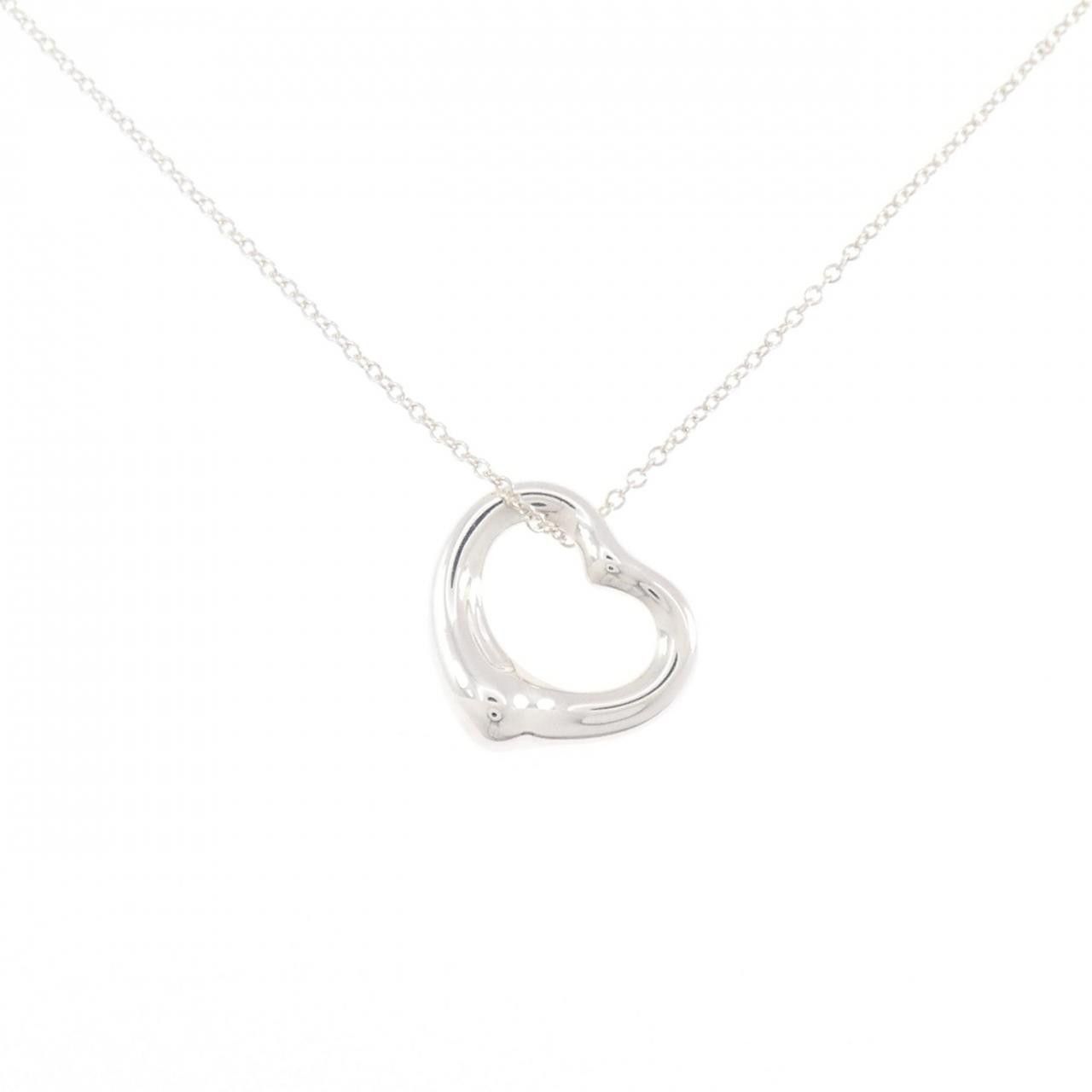 Tiffany & Co. Tiffany & Co. Tiffany & Co. Open Heart 925 Silver Necklace Precious Metal Necklace 60020476 DUTY FREE for USA Size ONE SIZE - 1 Thumbnail