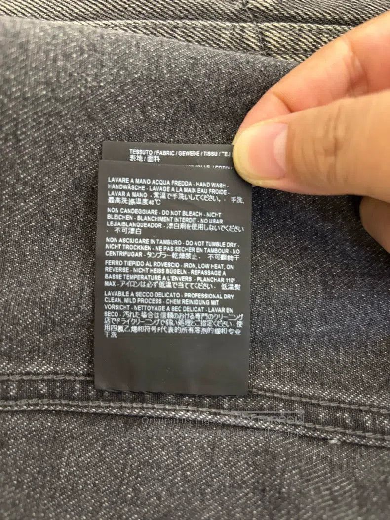 Balenciaga Balenciaga Washed Denim Jacket Grey Size XS / US 0-2 / IT 36-38 - 6 Thumbnail