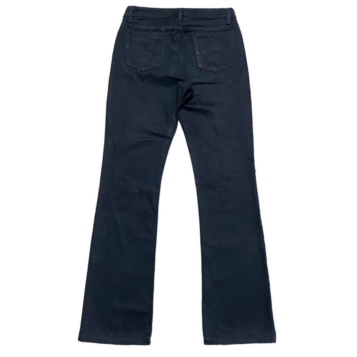 RIPVANWINKLE Rip Van Winkle Black Denim Flare Jeans Size 26" / US 2 / IT 38 - 2 Thumbnail