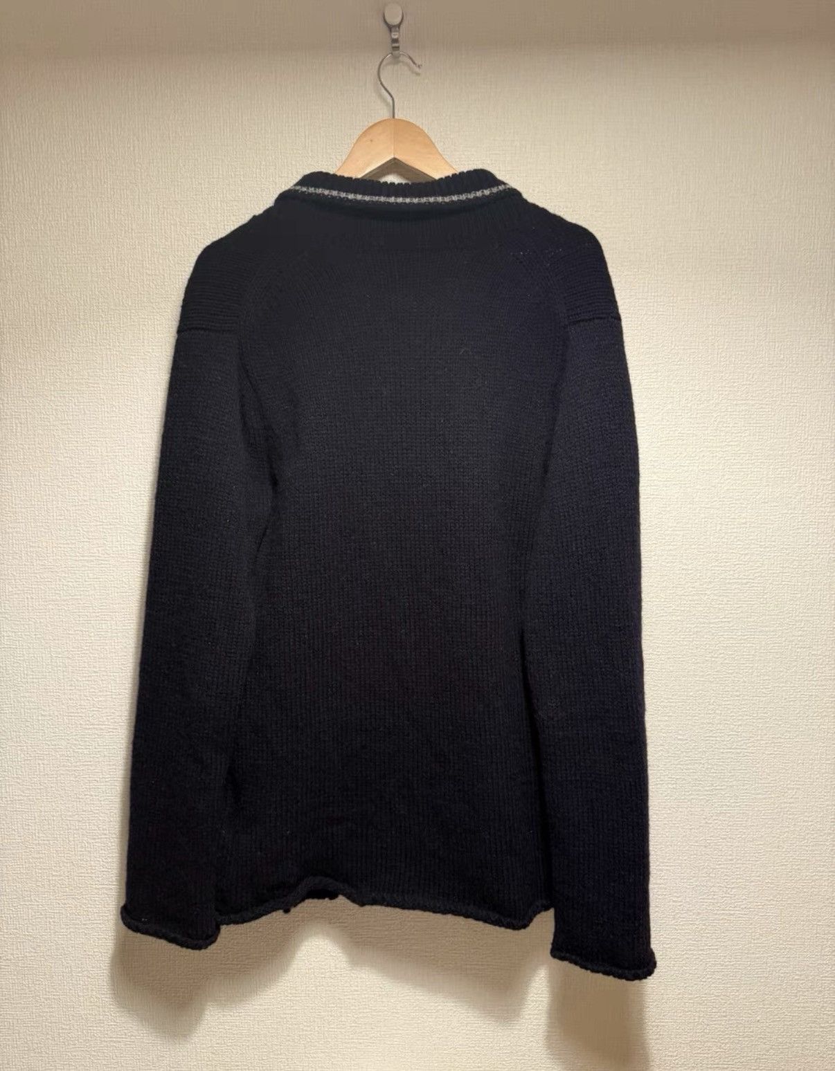 Comme des Garcons COMME des GARCONS HOMME Wool Knit Cardigan K24 Size US M / EU 48-50 / 2 - 2 Thumbnail