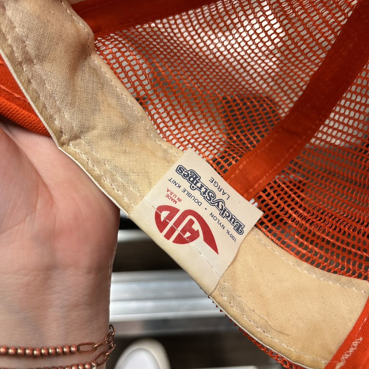 Vintage AJD Lucky Stripes Clemson Tigers Vintage 90s Trucker Hat OS Size ONE SIZE - 6 Thumbnail