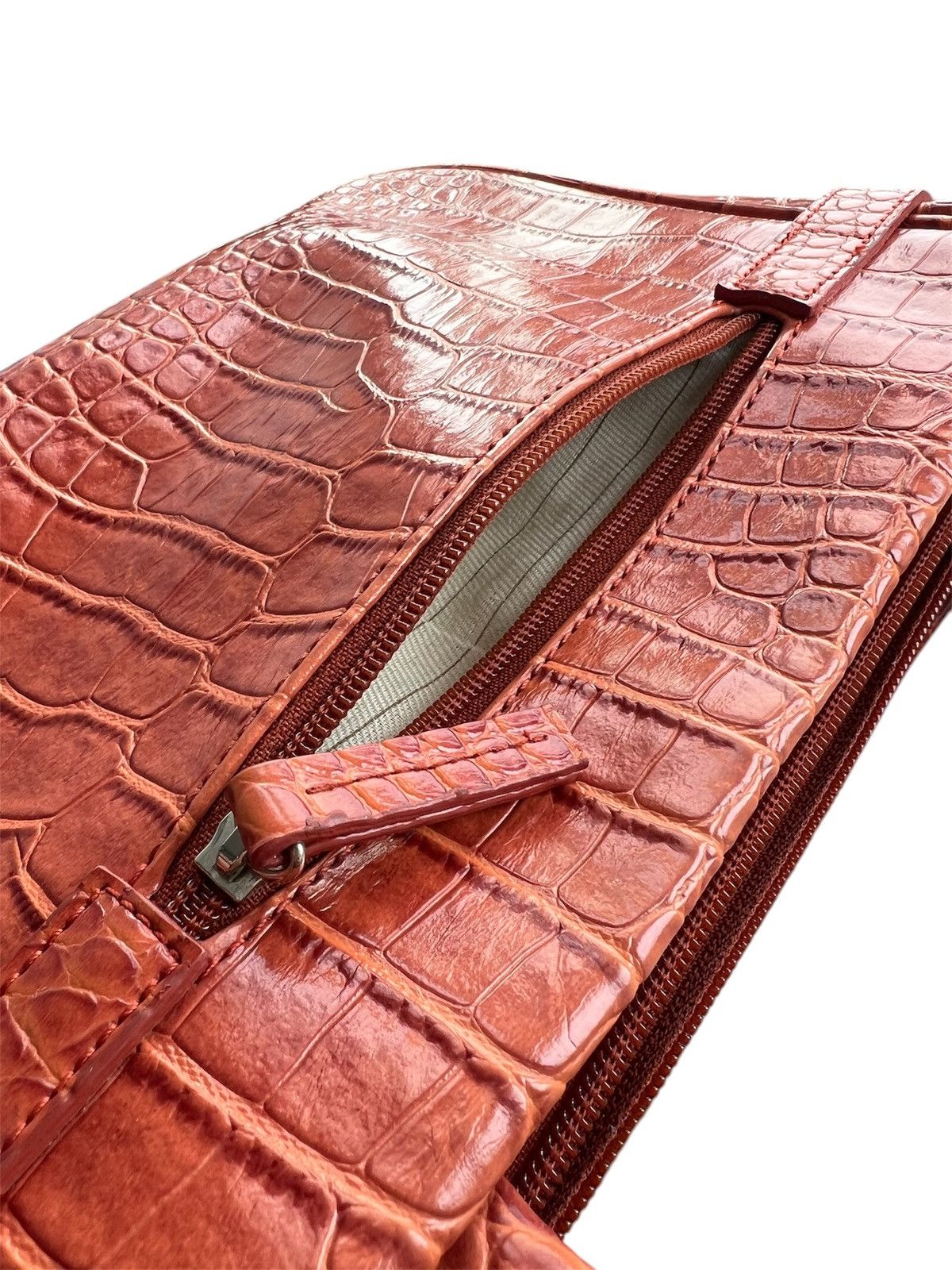 Vintage Vintage Crocodile Embossed Bag Size ONE SIZE - 4 Thumbnail