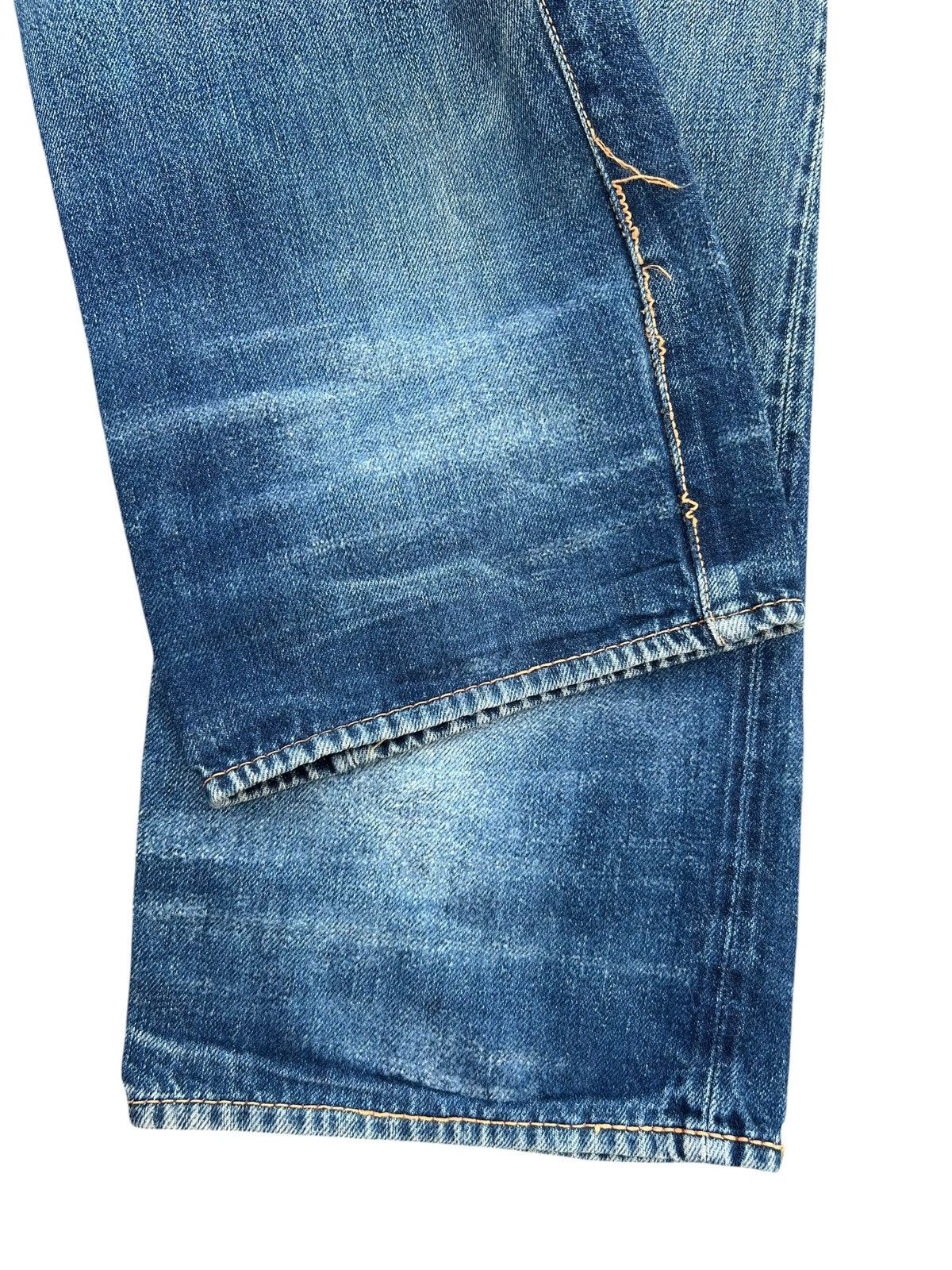 Kapital Thrashed Vintage Evisu Selvedge Denim Jeans Size US 28 / EU 44 - 13 Thumbnail