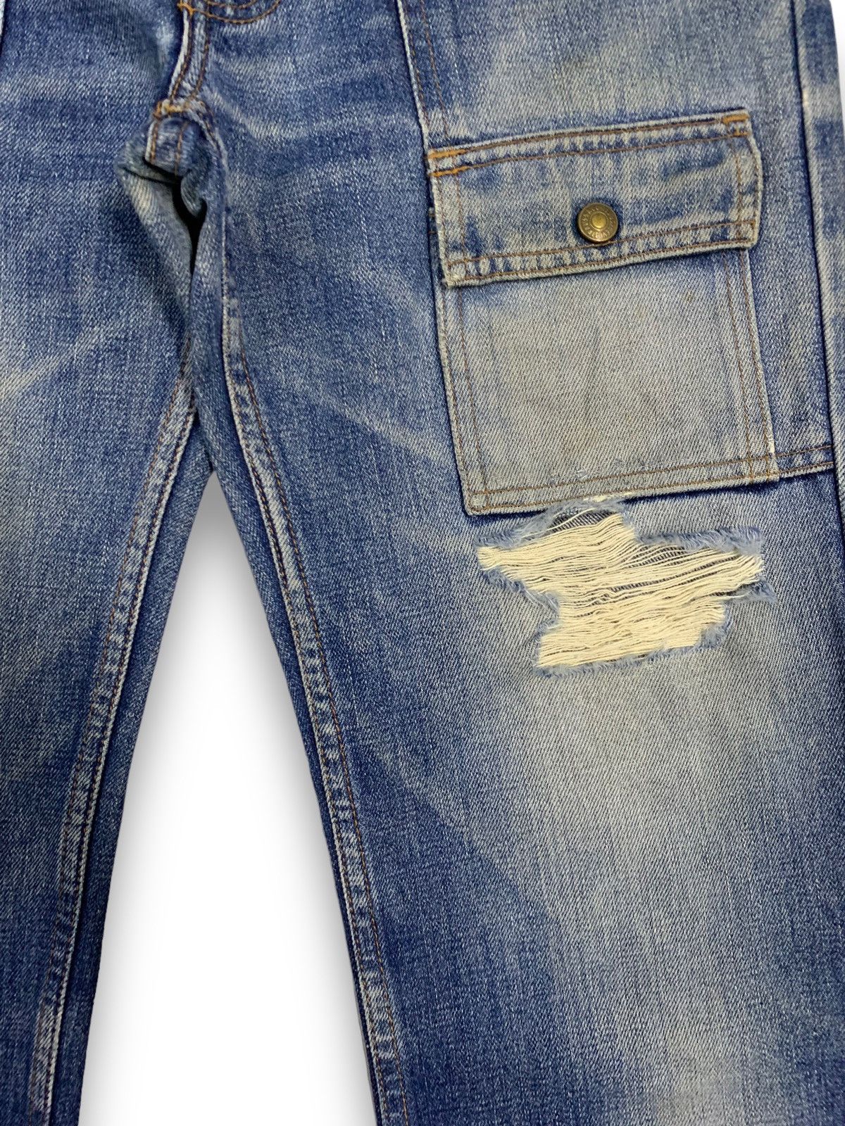 Levi's Vintage 90s Levis Red Tab Distressed Bush Denim Pants Size US 29 - 5 Thumbnail