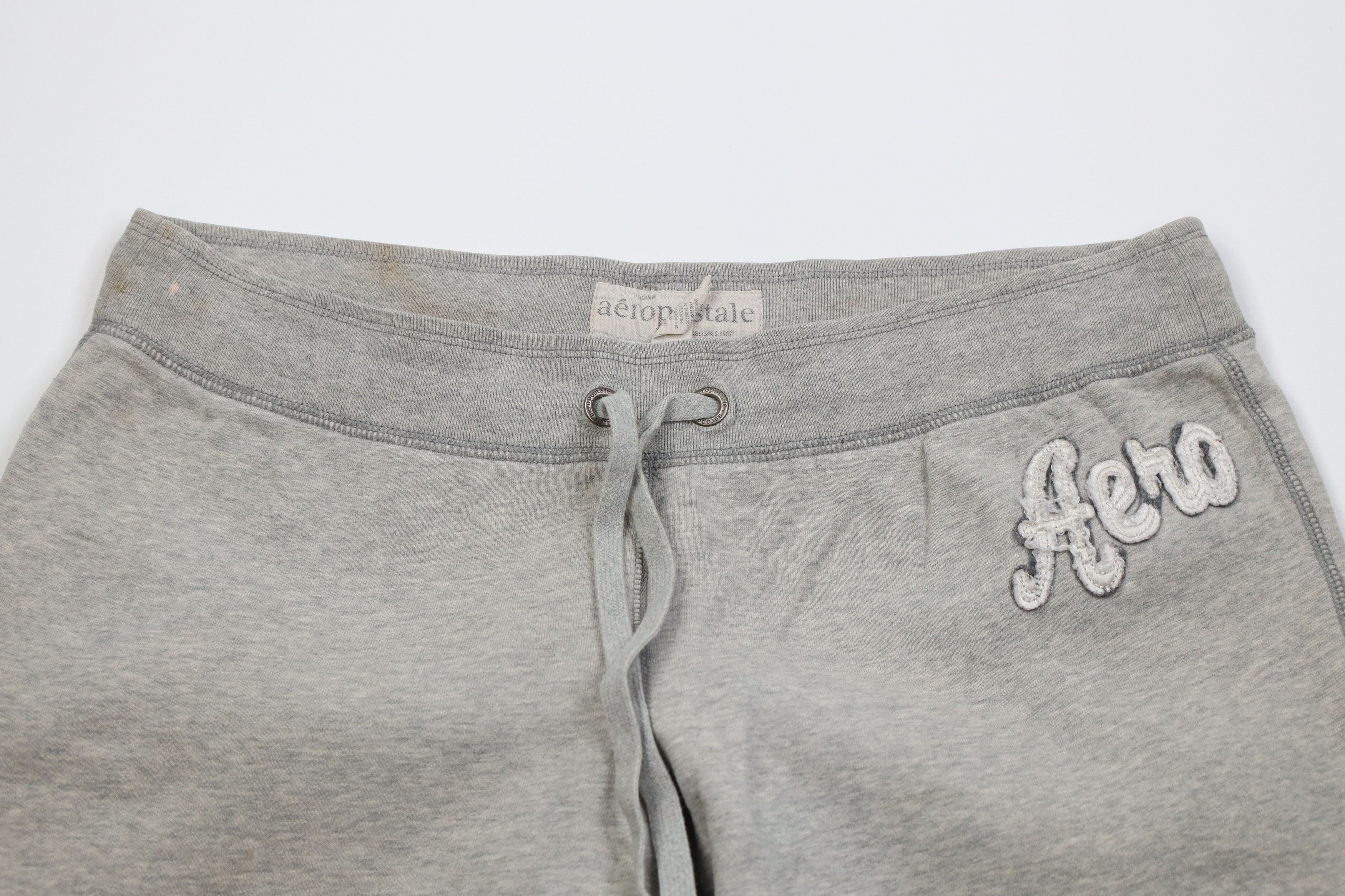Aeropostale Vintage 90s Y2K Aeropostale Babydoll Wide Leg Sweatpants Size 34" / US 12 / IT 48 - 2 Thumbnail