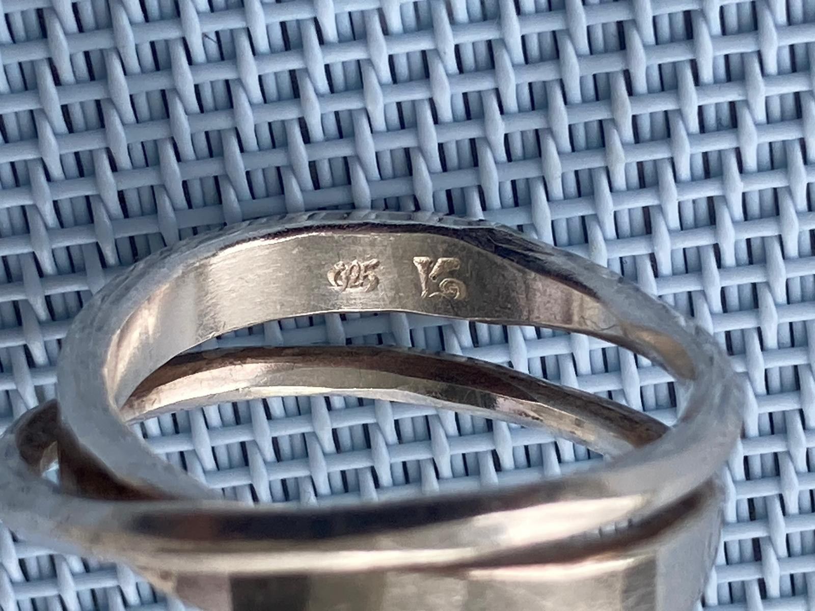 Werkstatt Munchen Werkstatt München duo interlacing 925 ring L Size ONE SIZE - 13 Thumbnail