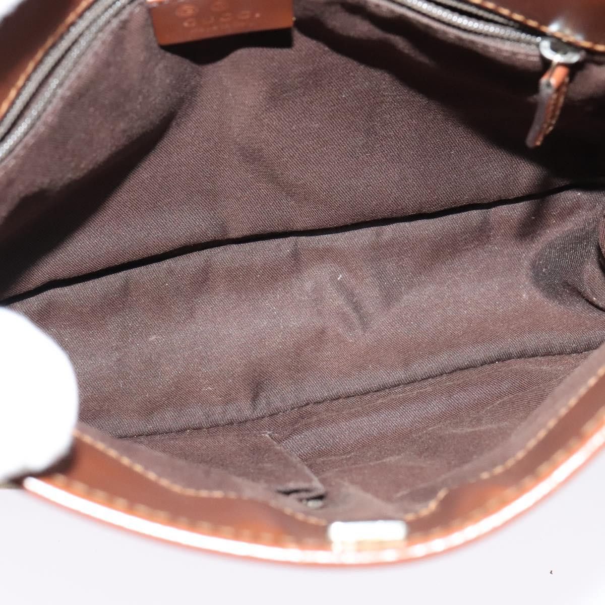 Gucci GUCCI GG Canvas Shoulder Bag Beige Gold Size ONE SIZE - 15 Thumbnail