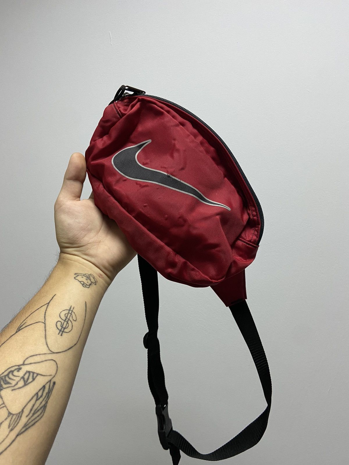 Nike × Vintage Nike small bag Vintage Big Swoosh Logo Size ONE SIZE - 1 Thumbnail