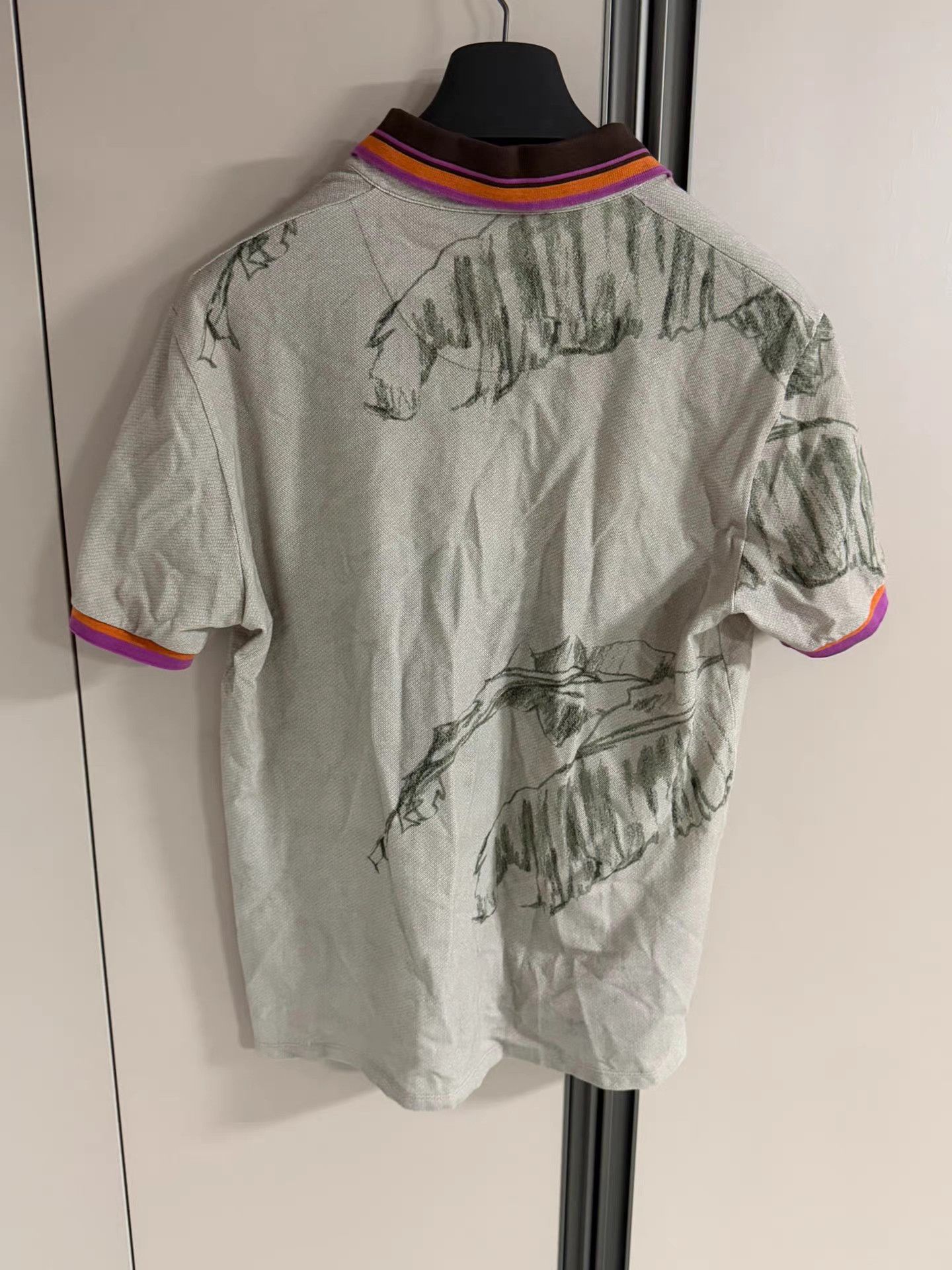 Etro ETRO Men's Short Sleeve T-Shirt K18 Size US L / EU 52-54 / 3 - 2 Thumbnail