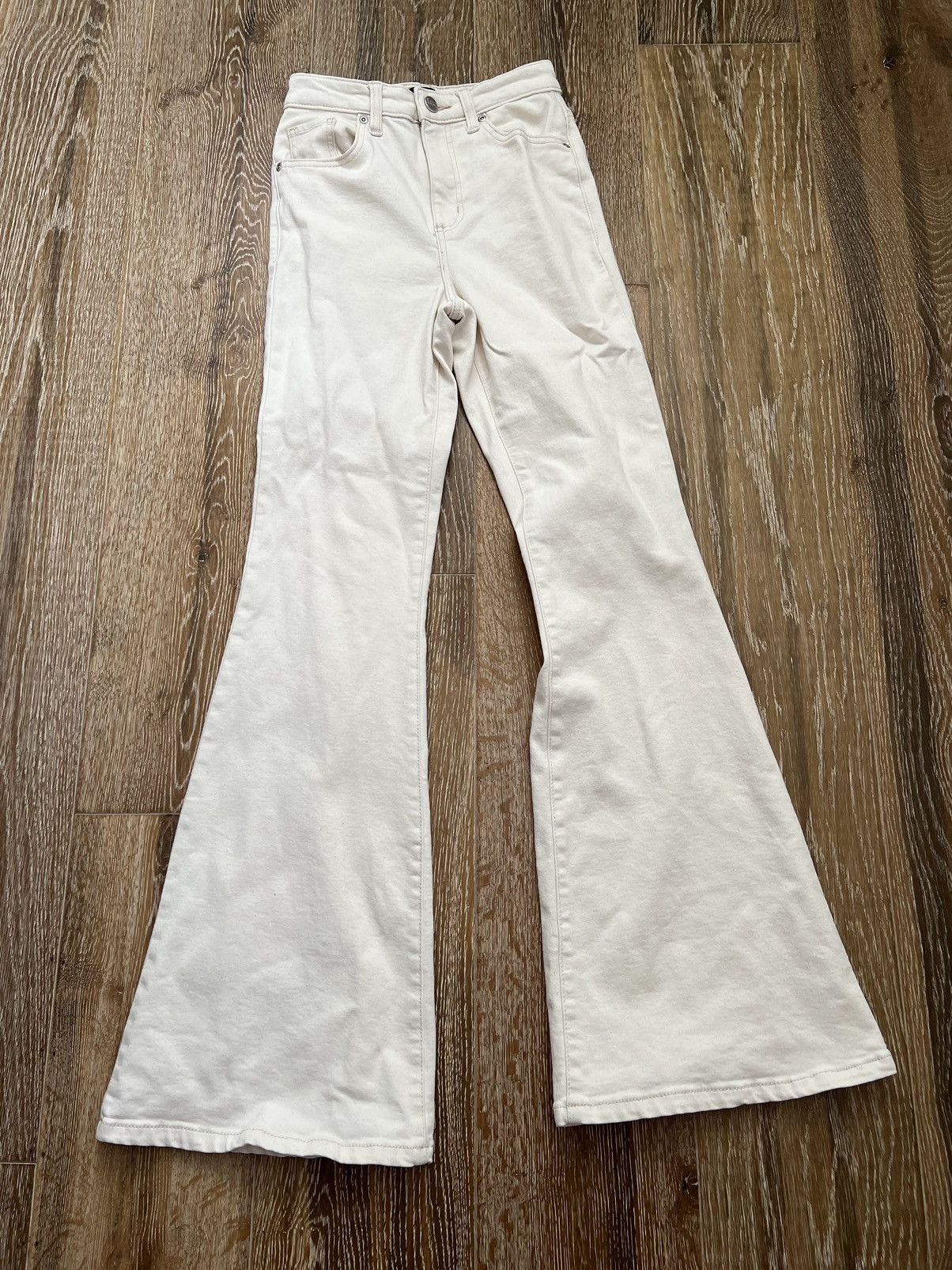 Lee Womens lee high rise flare jeans Size 24" / US 00 / IT 34 - 1 Thumbnail